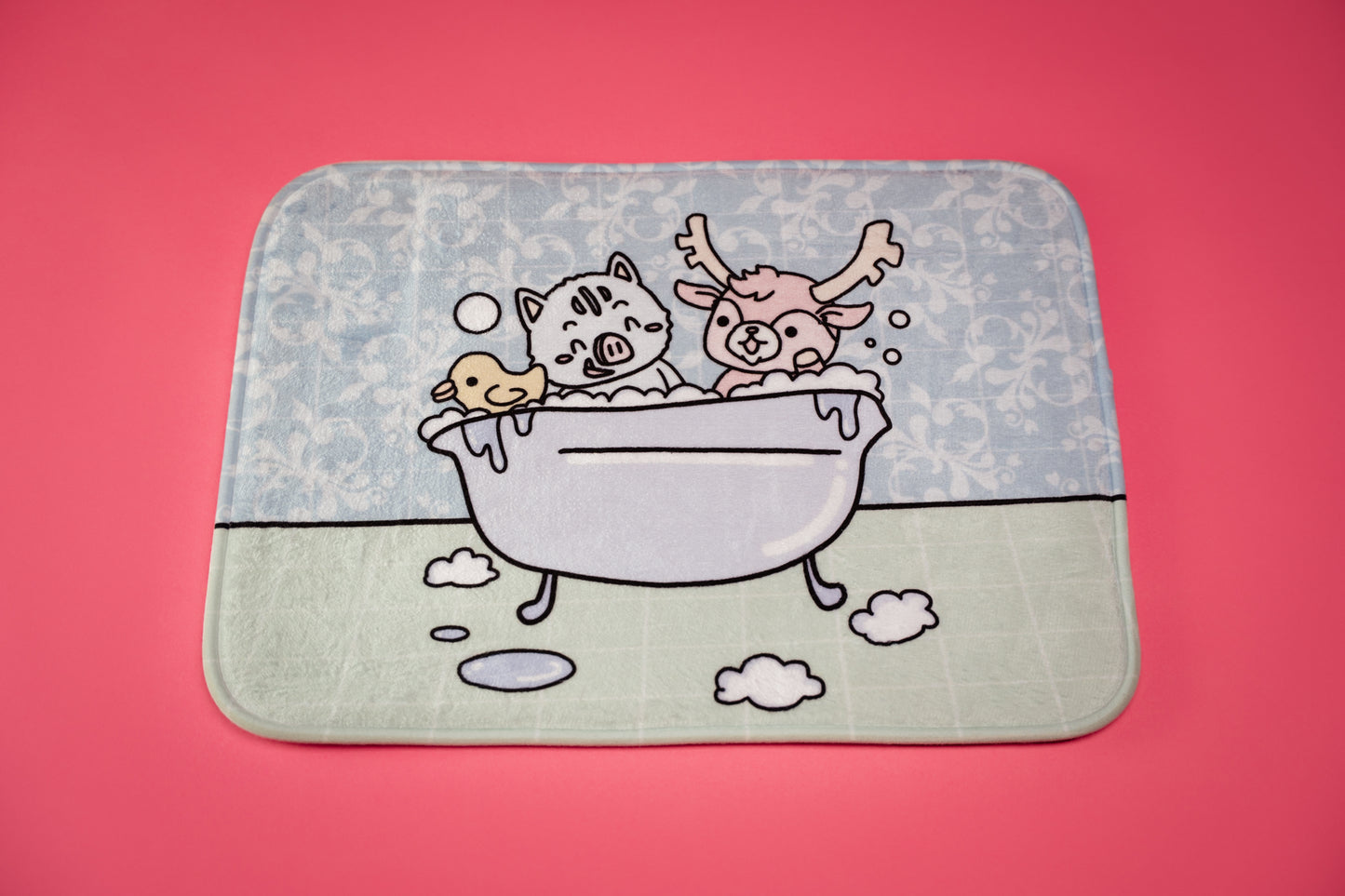 Shikataro & Inocchi's bath mat (US market)