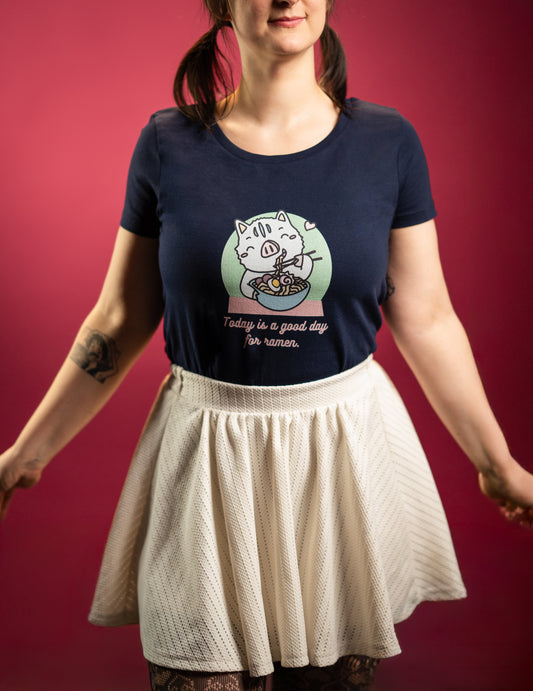 Inocchi's ramen women's shirt from organic cotton (EU market)