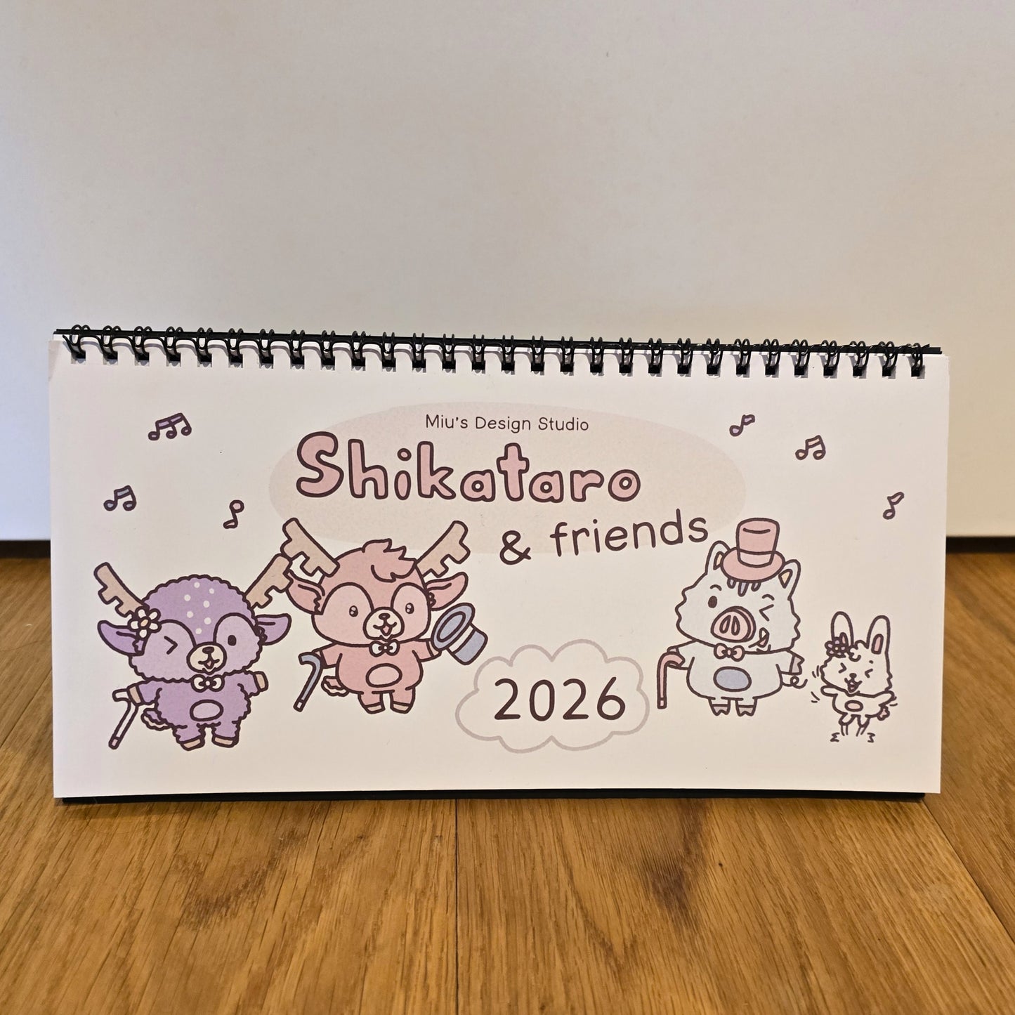 Shikataro's desk calendar 2026
