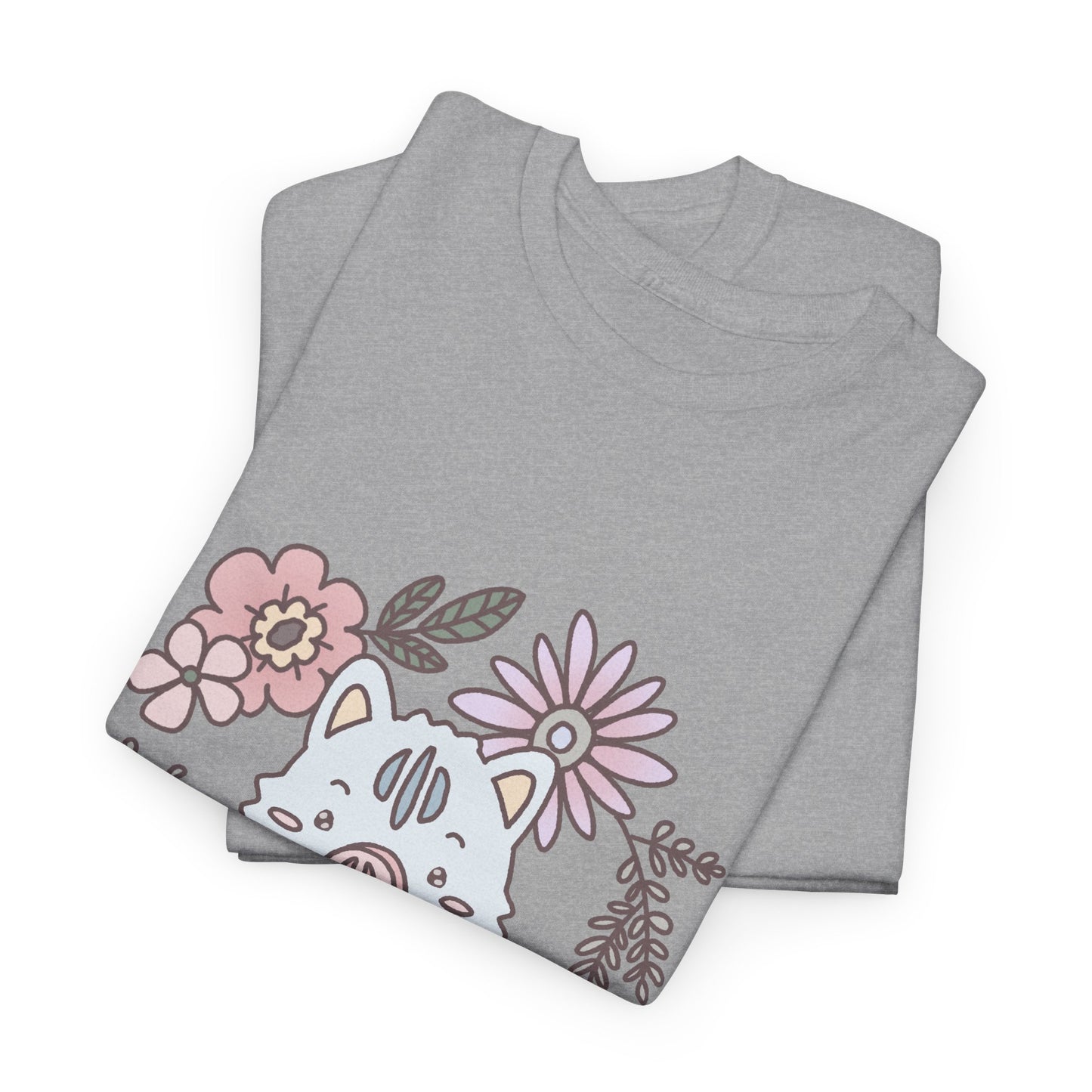 Inocchi's flower unisex shirt from organic cotton (US market)
