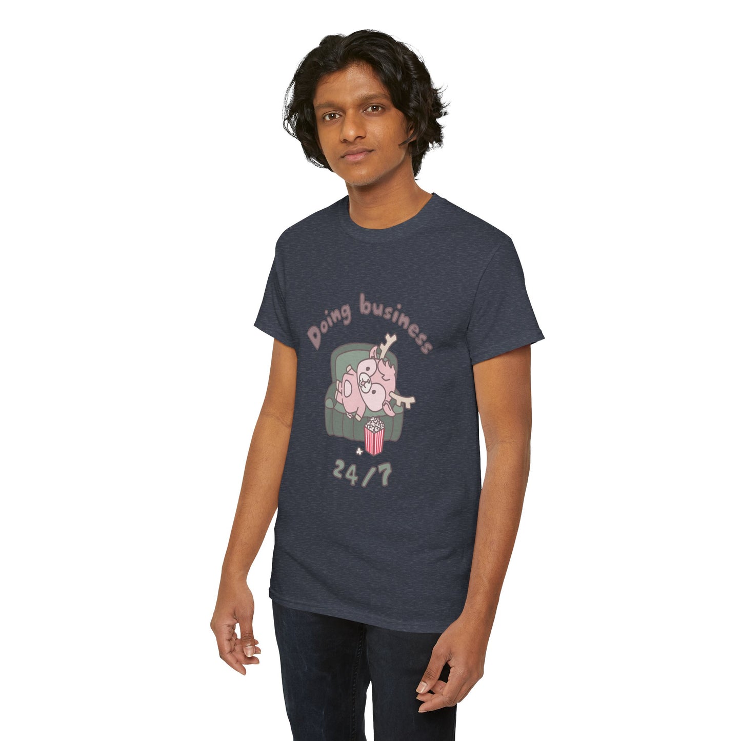 Shikataro's lazy unisex shirt from organic cotton (US market)