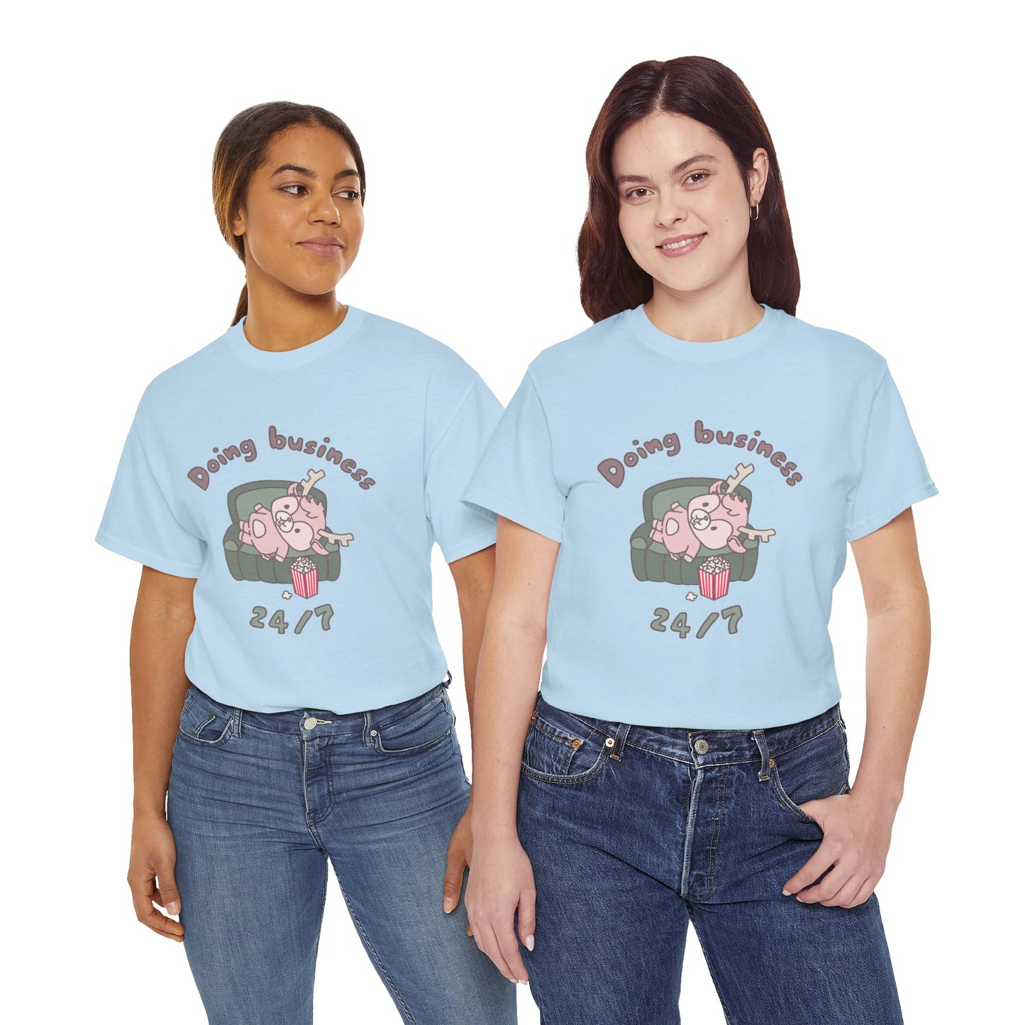 Shikataro's lazy unisex shirt from organic cotton (US market)