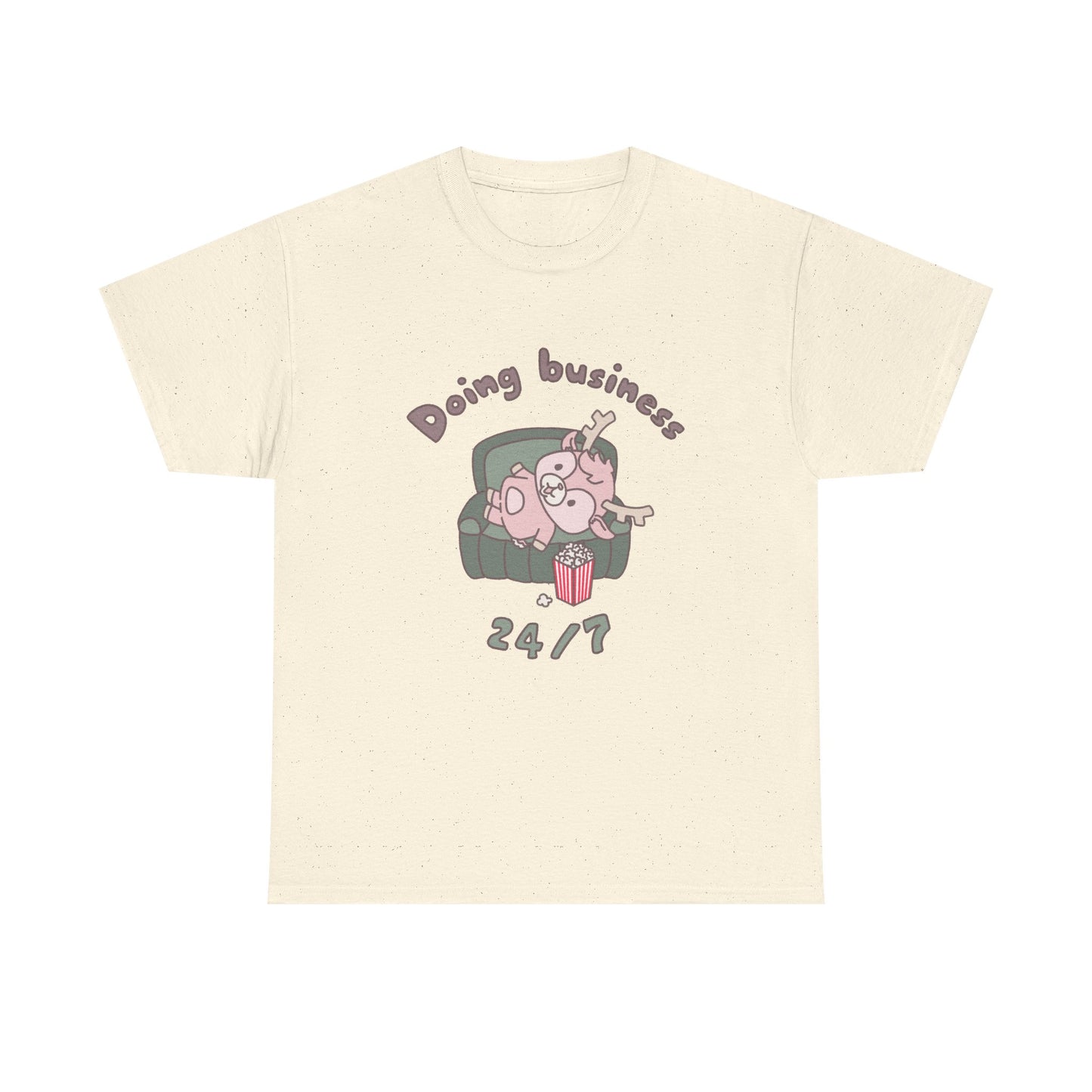 Shikataro's lazy unisex shirt from organic cotton (US market)