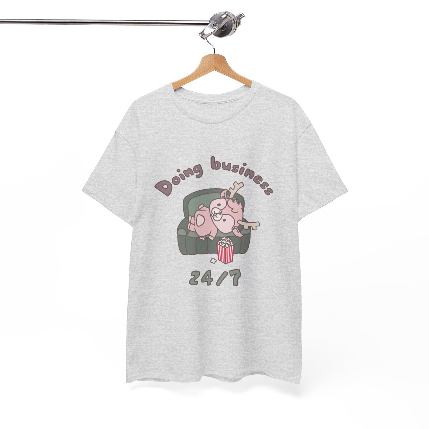 Shikataro's lazy unisex shirt from organic cotton (US market)