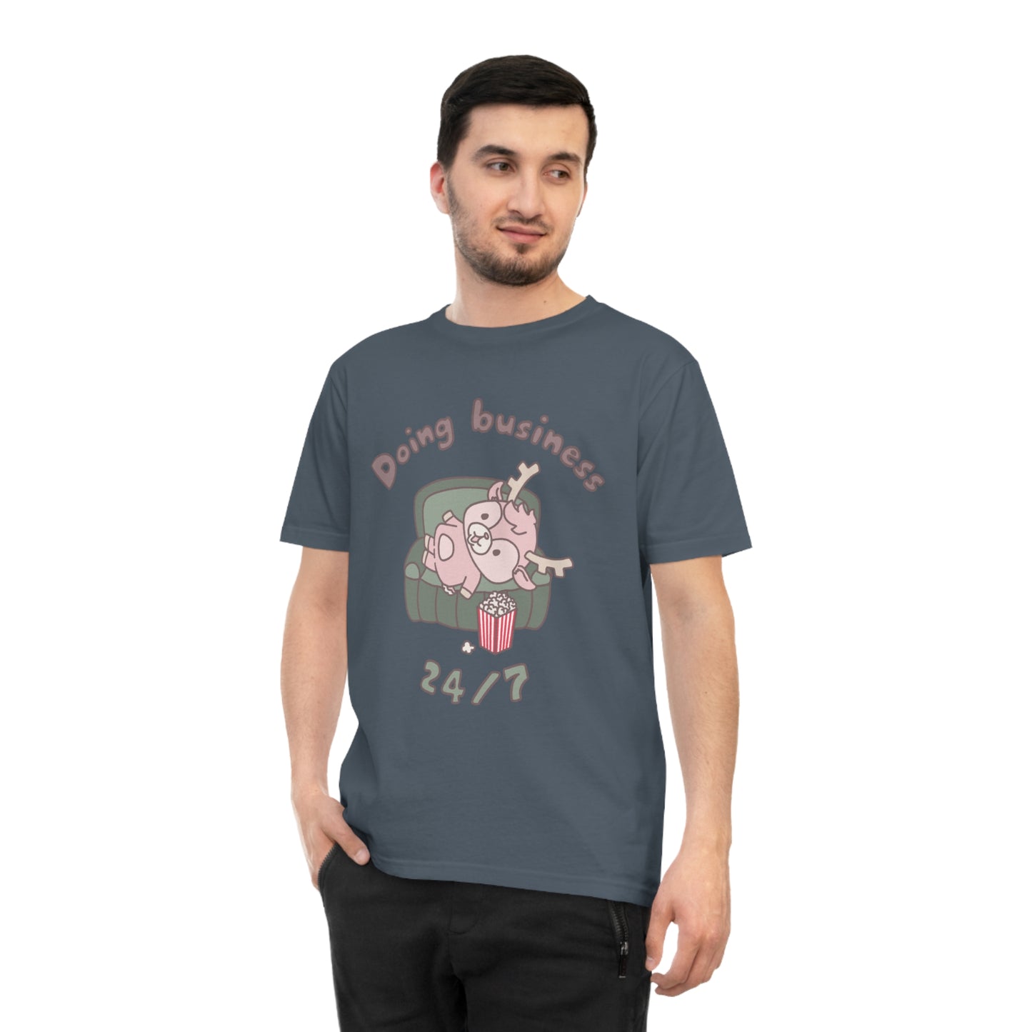 Shikataro's lazy unisex shirt from organic cotton (EU market)