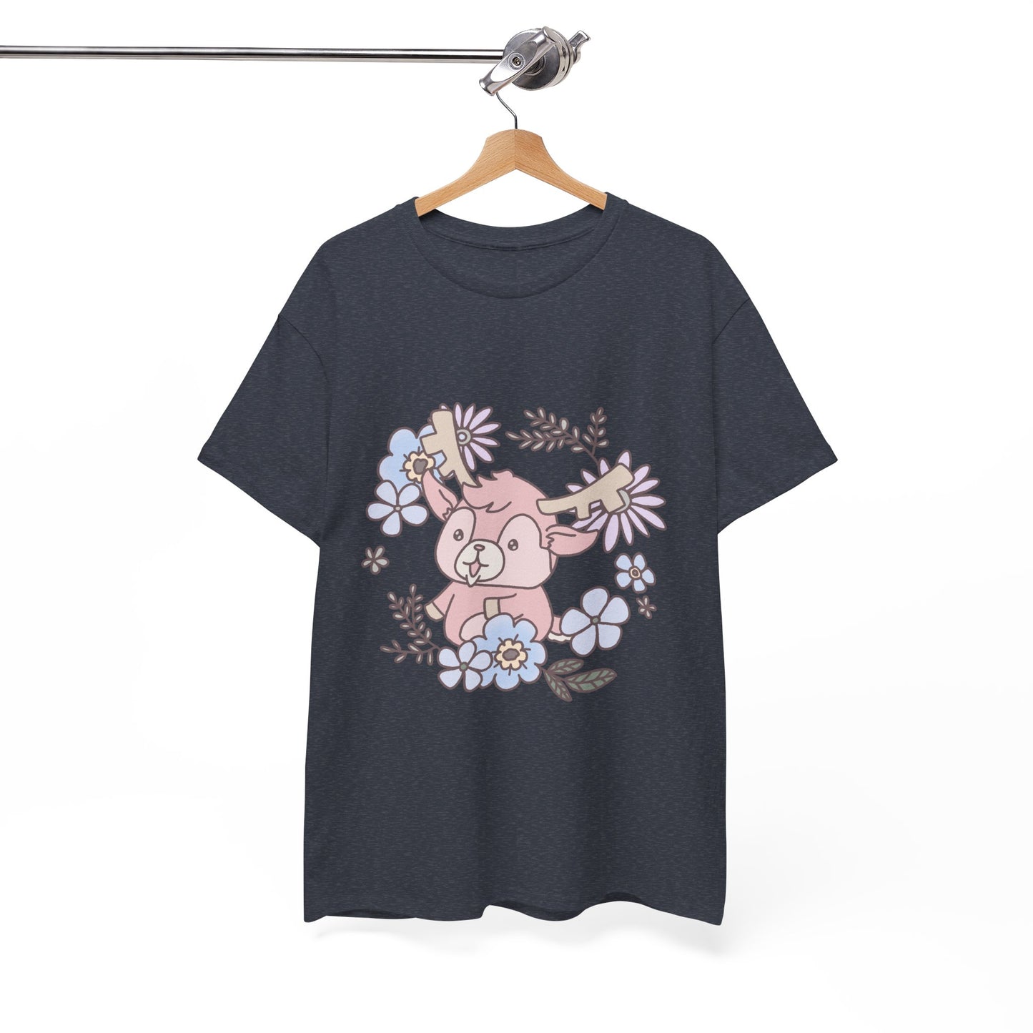 Shikataro's flower unisex shirt from organic cotton (US market)