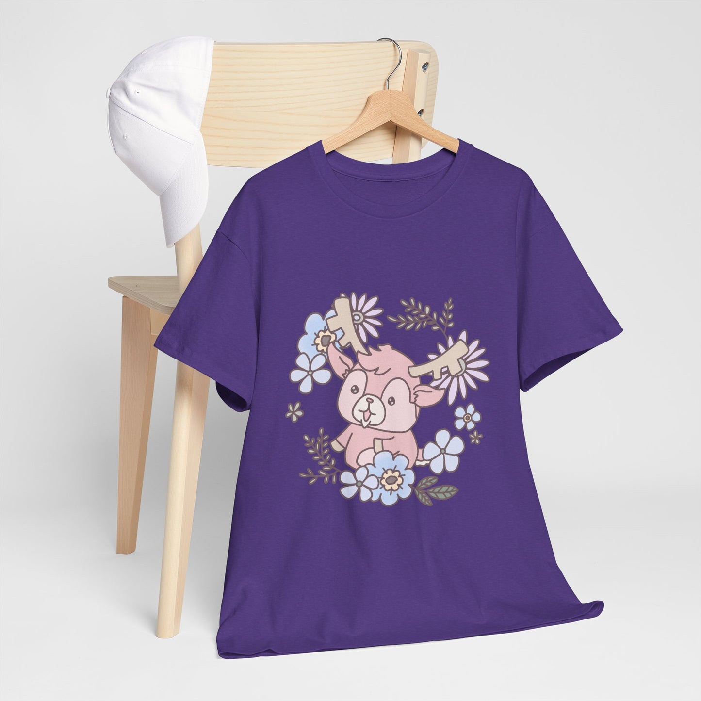 Shikataro's flower unisex shirt from organic cotton (US market)