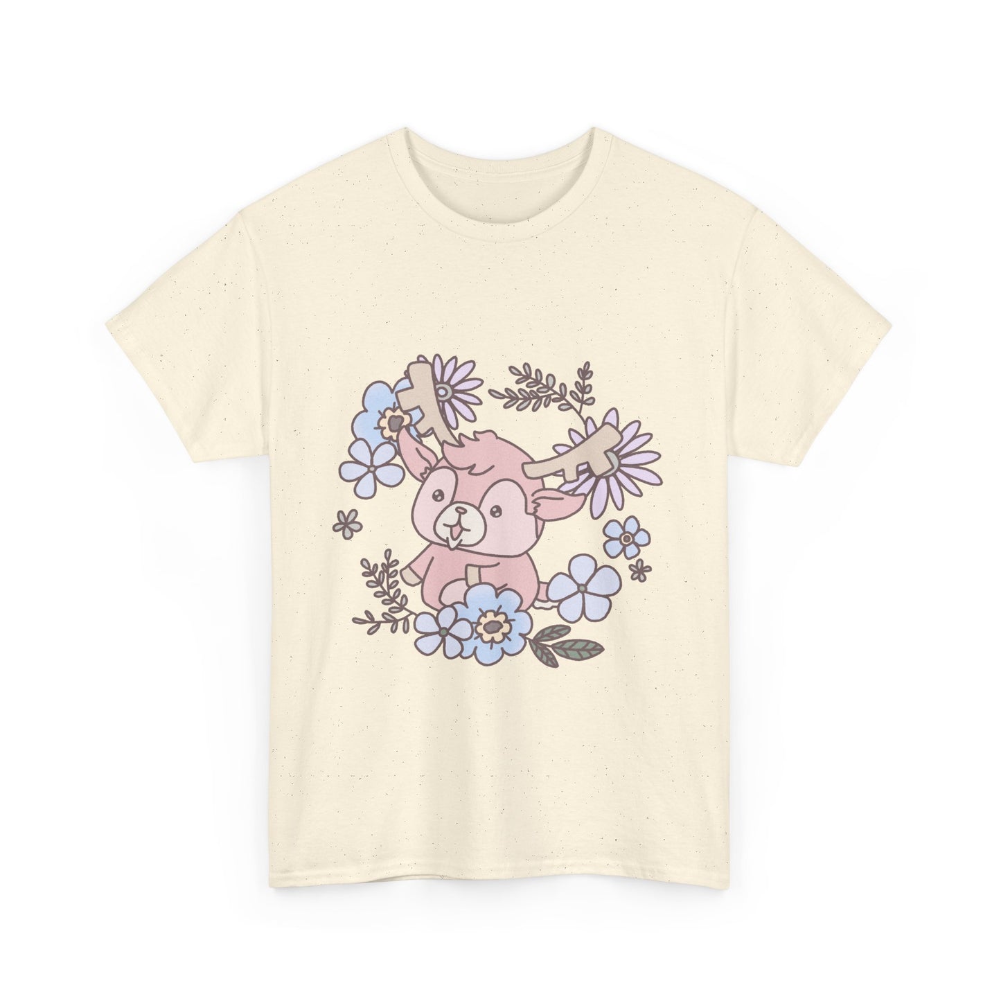 Shikataro's flower unisex shirt from organic cotton (US market)