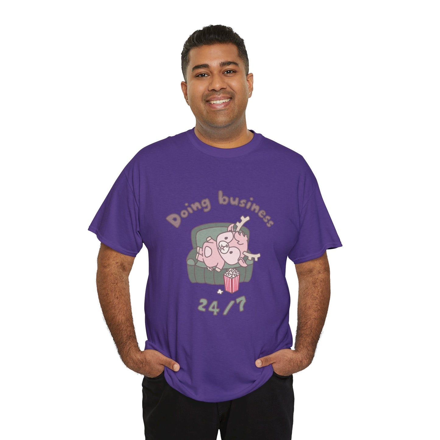 Shikataro's lazy unisex shirt from organic cotton (US market)