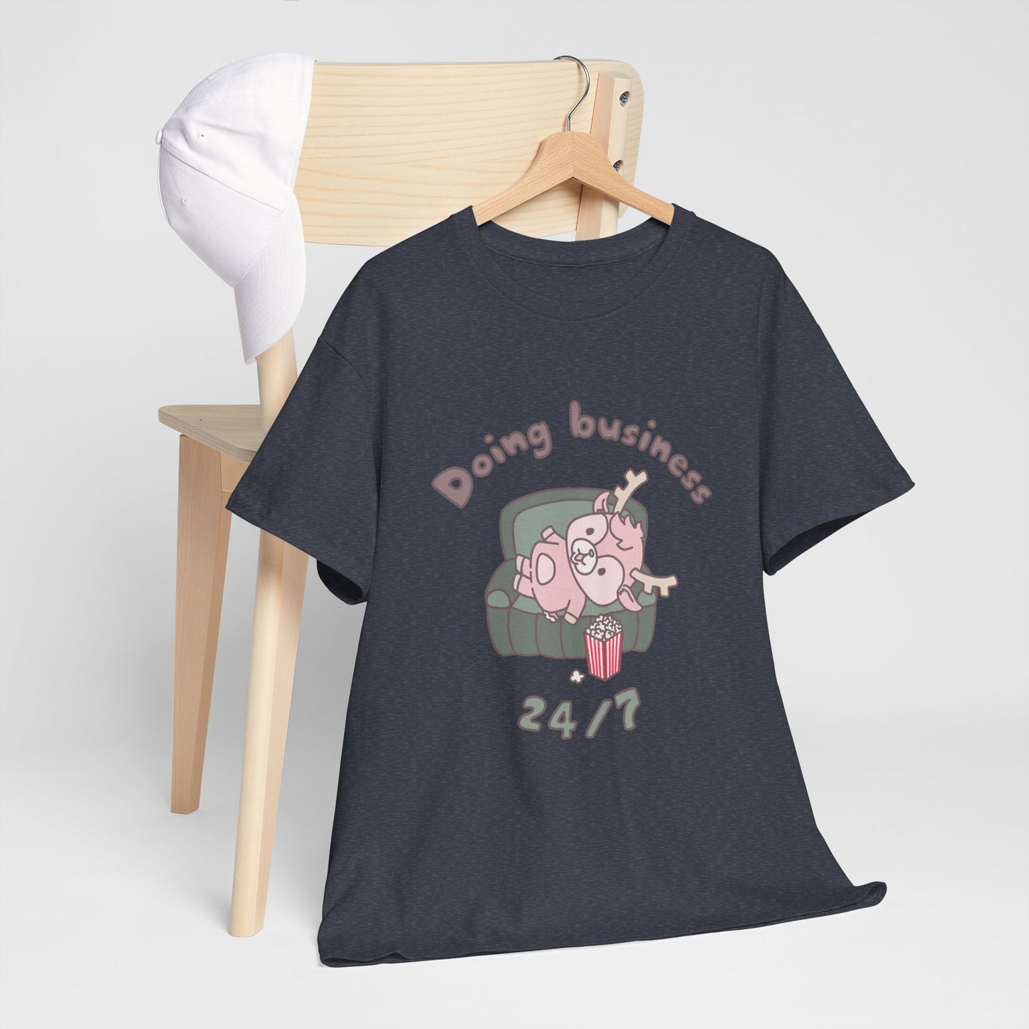 Shikataro's lazy unisex shirt from organic cotton (US market)