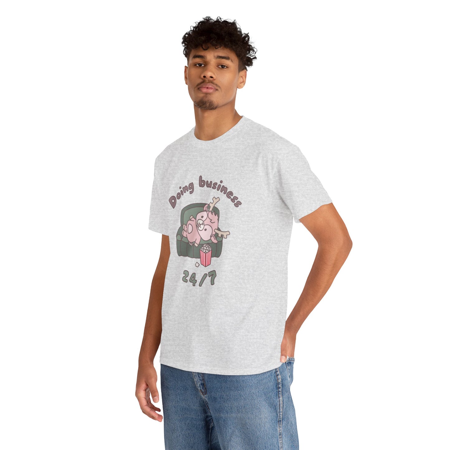 Shikataro's lazy unisex shirt from organic cotton (US market)