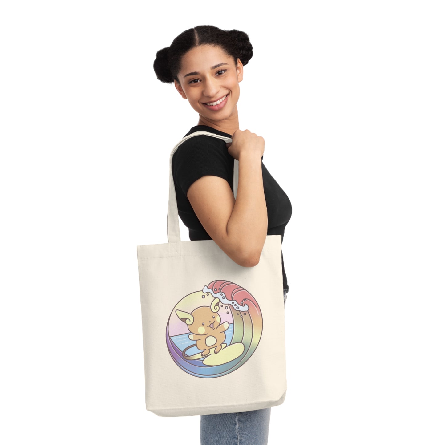 Rainbow surfer tote bag  (EU market)