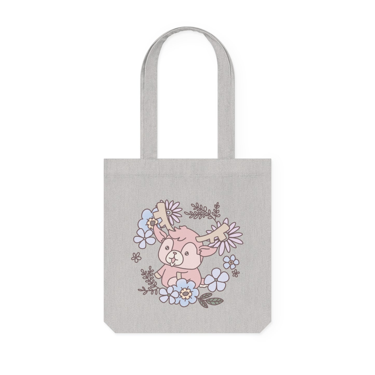 Shikataro & Inocchi's two-sided spring flower tote bag  (EU market)