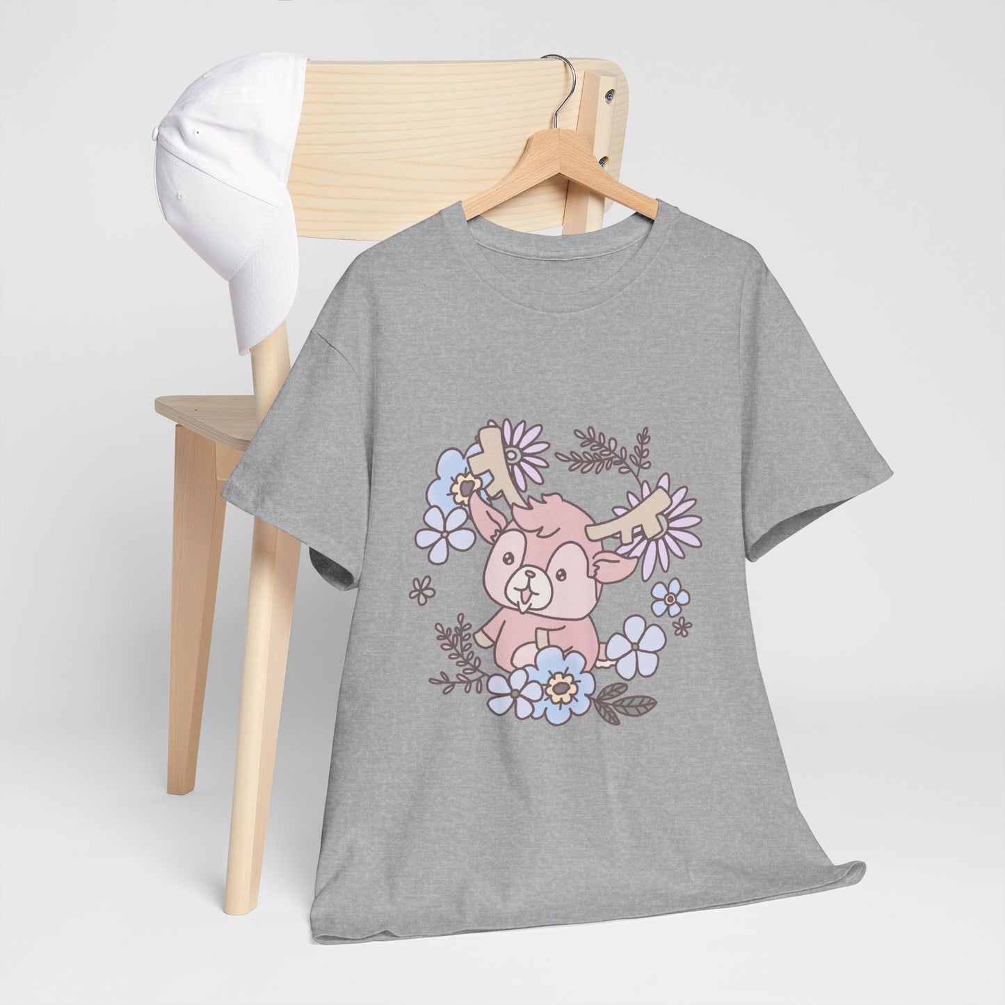 Shikataro's flower unisex shirt from organic cotton (US market)