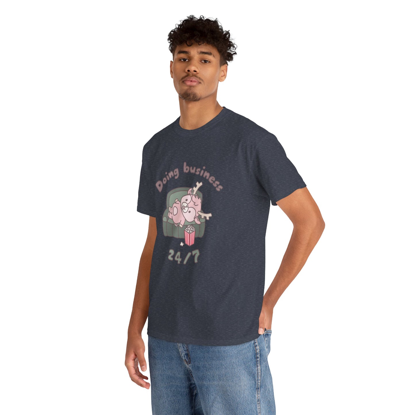 Shikataro's lazy unisex shirt from organic cotton (US market)