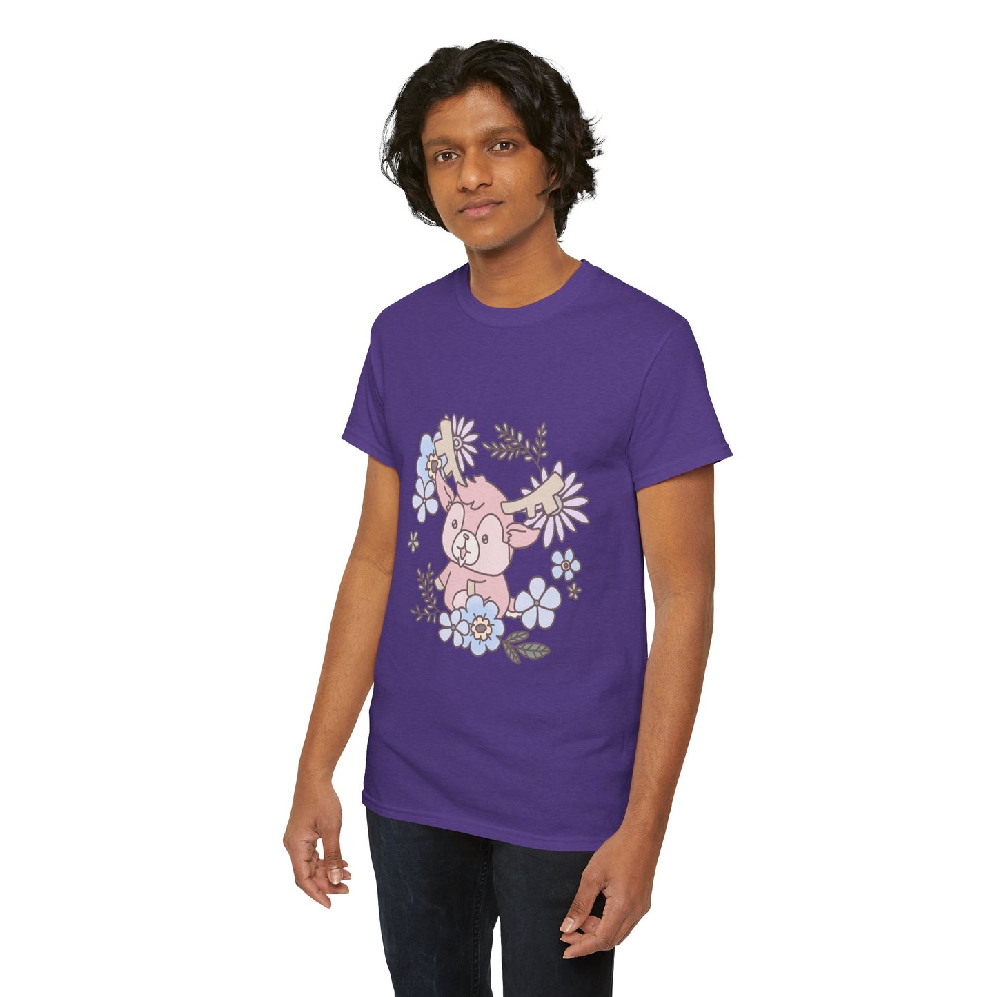 Shikataro's flower unisex shirt from organic cotton (US market)