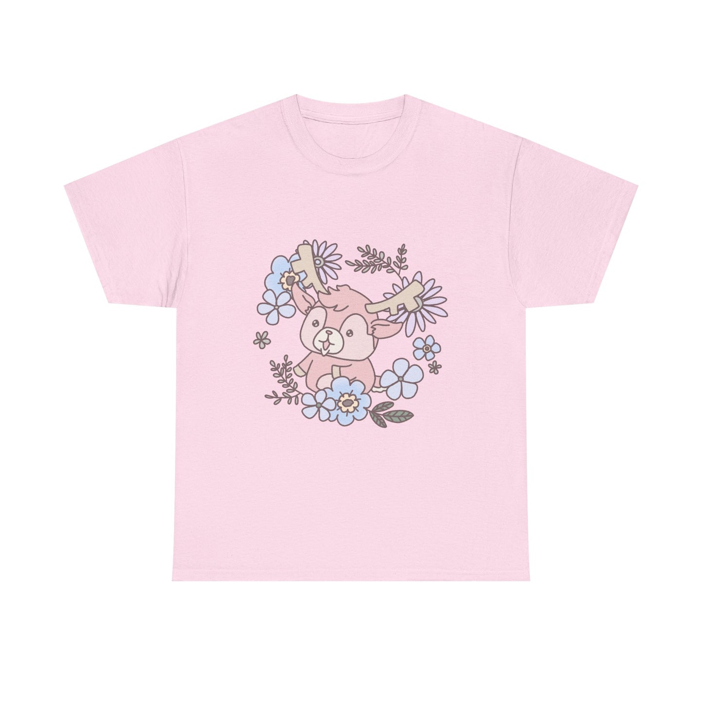 Shikataro's flower unisex shirt from organic cotton (US market)