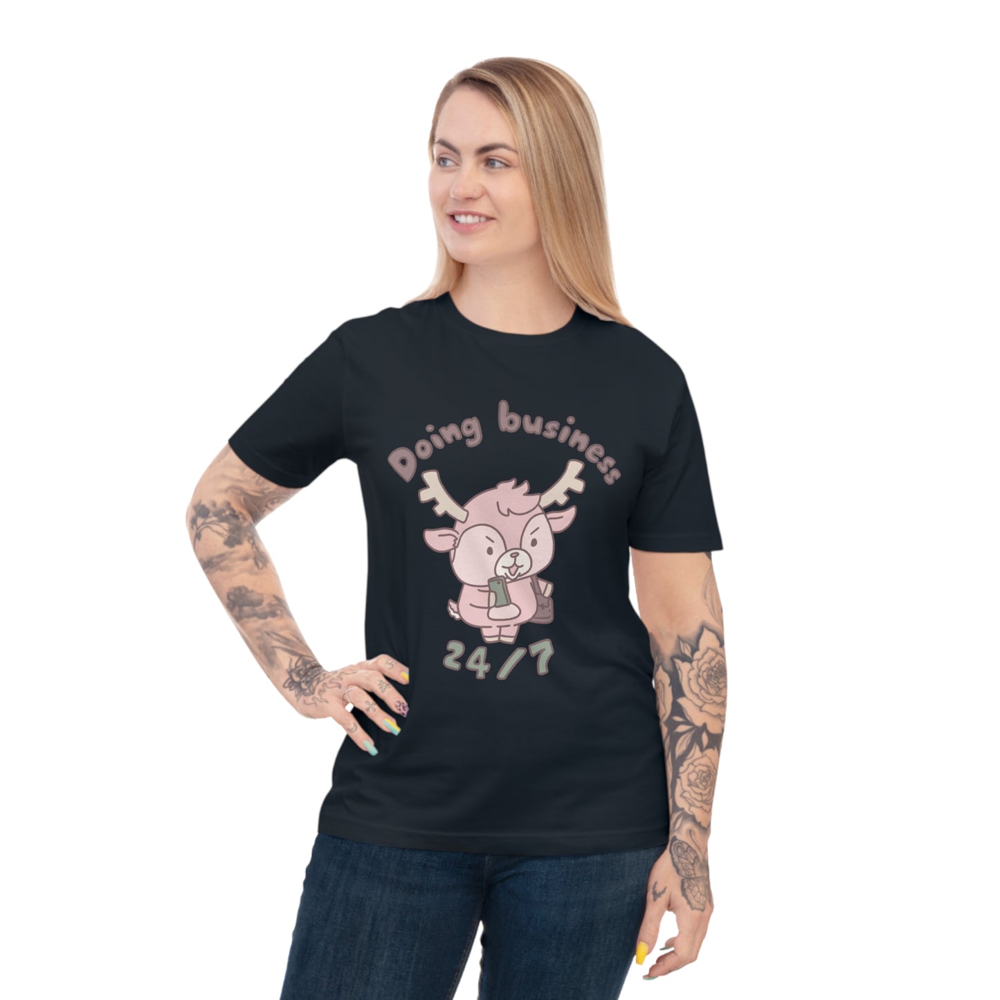 Shikataro's business unisex shirt from organic cotton (EU market)
