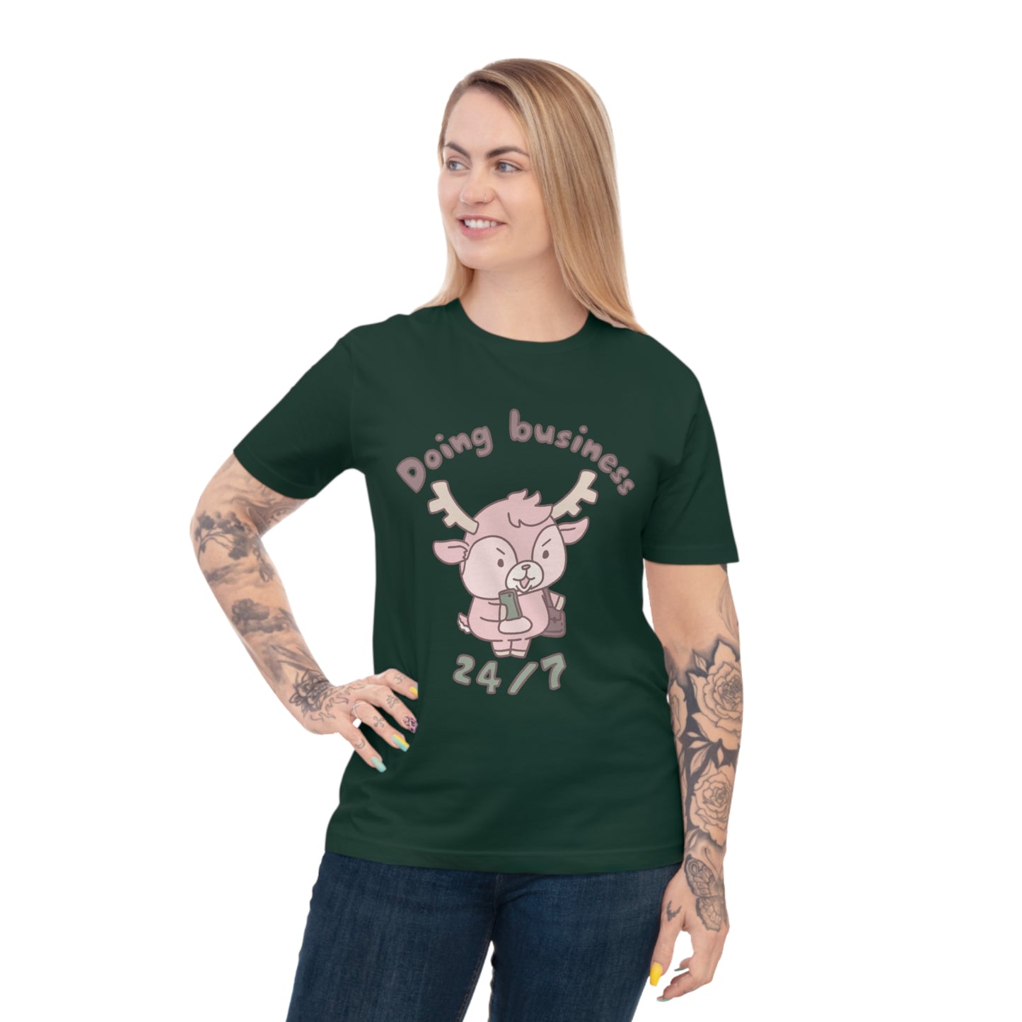 Shikataro's business unisex shirt from organic cotton (EU market)