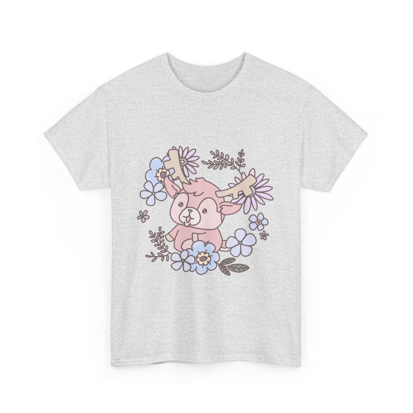Shikataro's flower unisex shirt from organic cotton (US market)