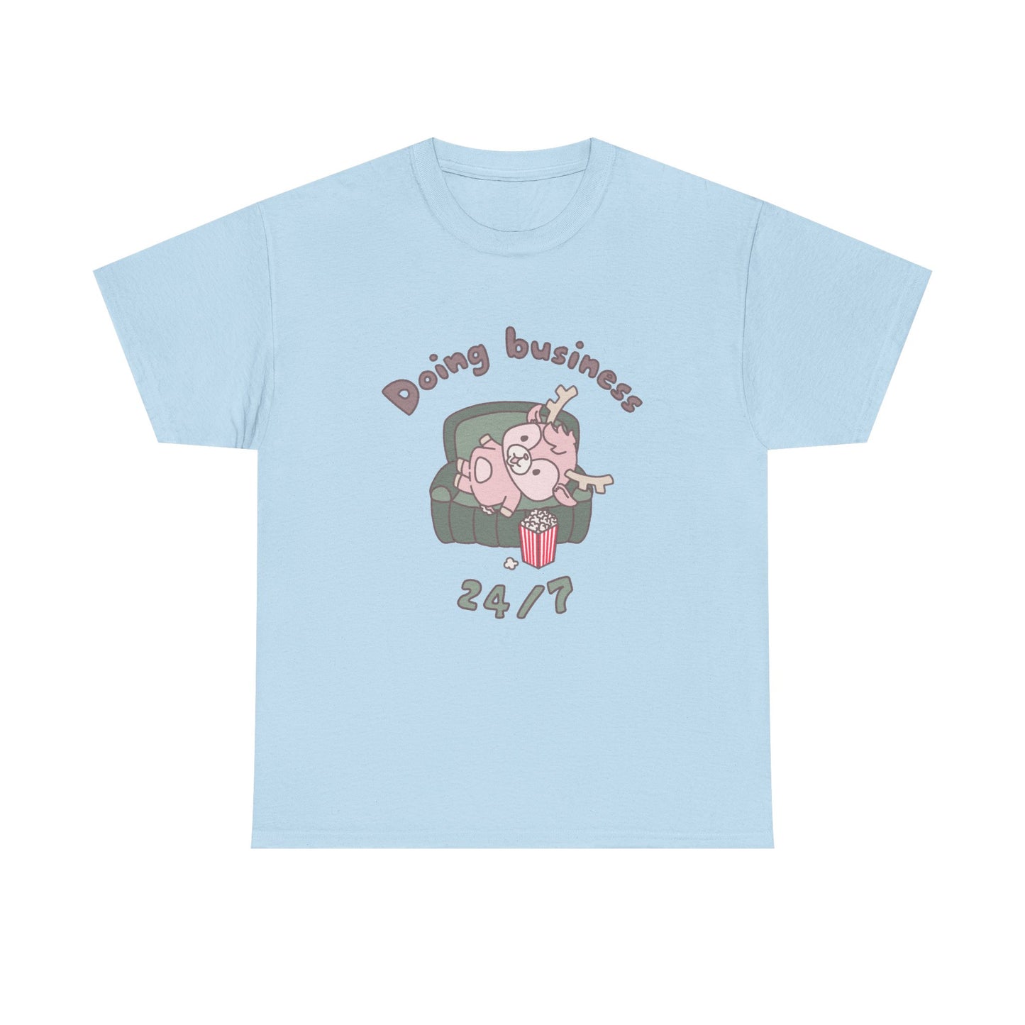 Shikataro's lazy unisex shirt from organic cotton (US market)