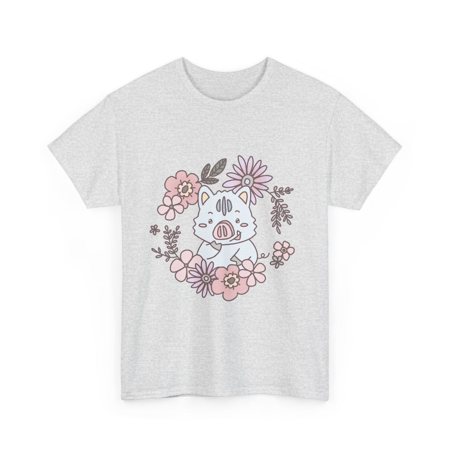 Inocchi's flower unisex shirt from organic cotton (US market)