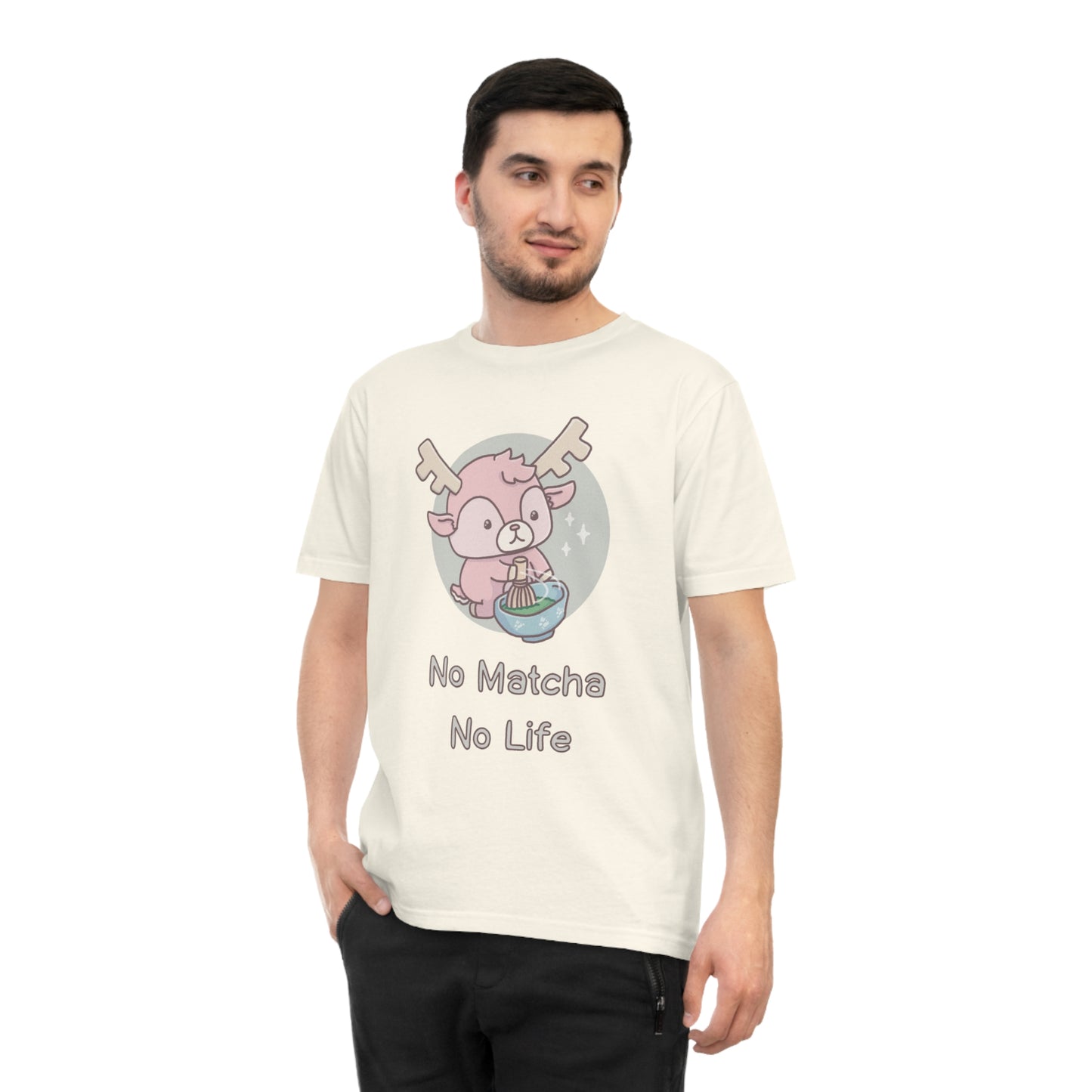 Shikataro's matcha unisex shirt from organic cotton (EU market)