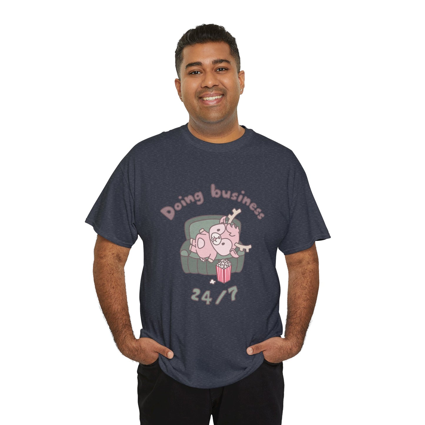 Shikataro's lazy unisex shirt from organic cotton (US market)