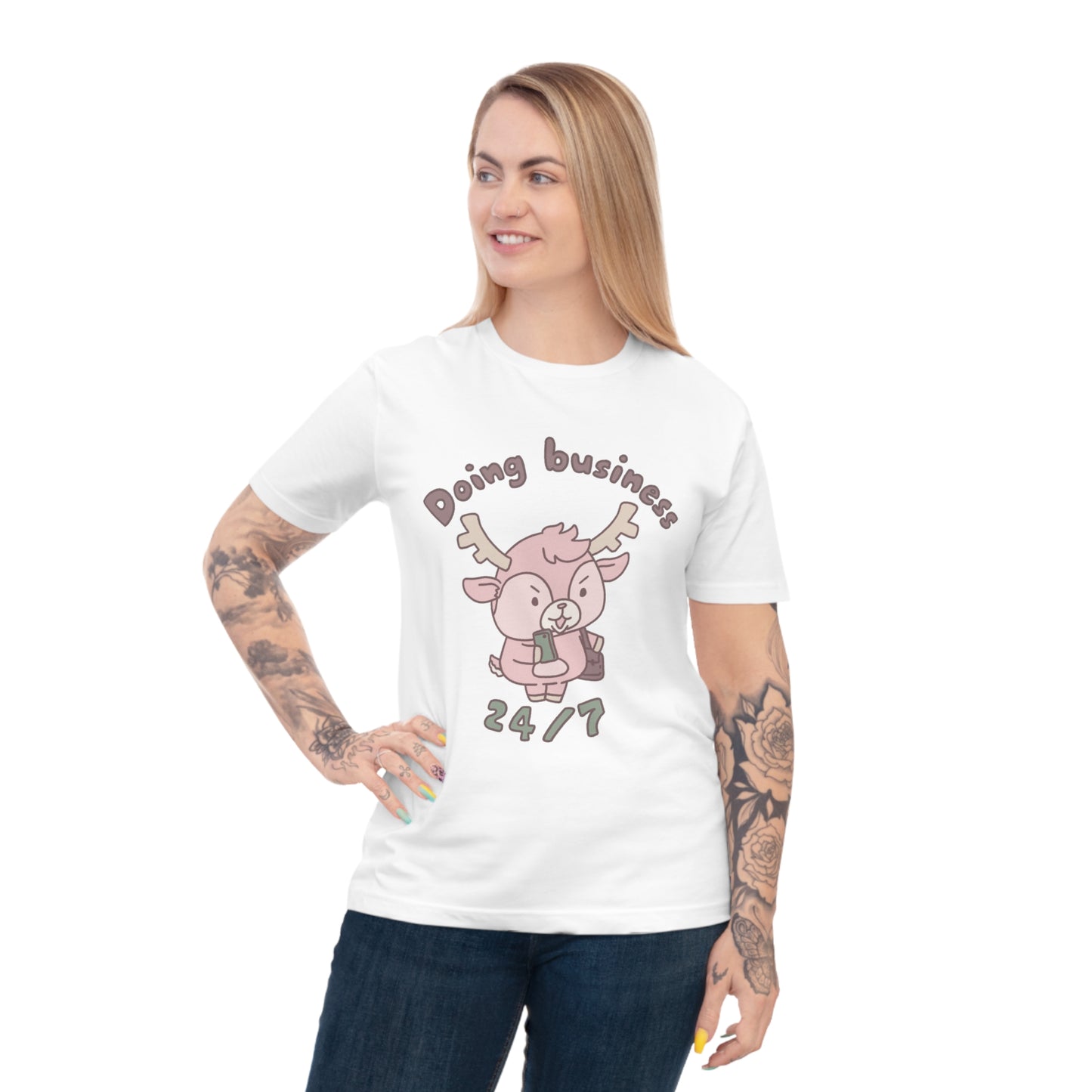 Shikataro's business unisex shirt from organic cotton (EU market)
