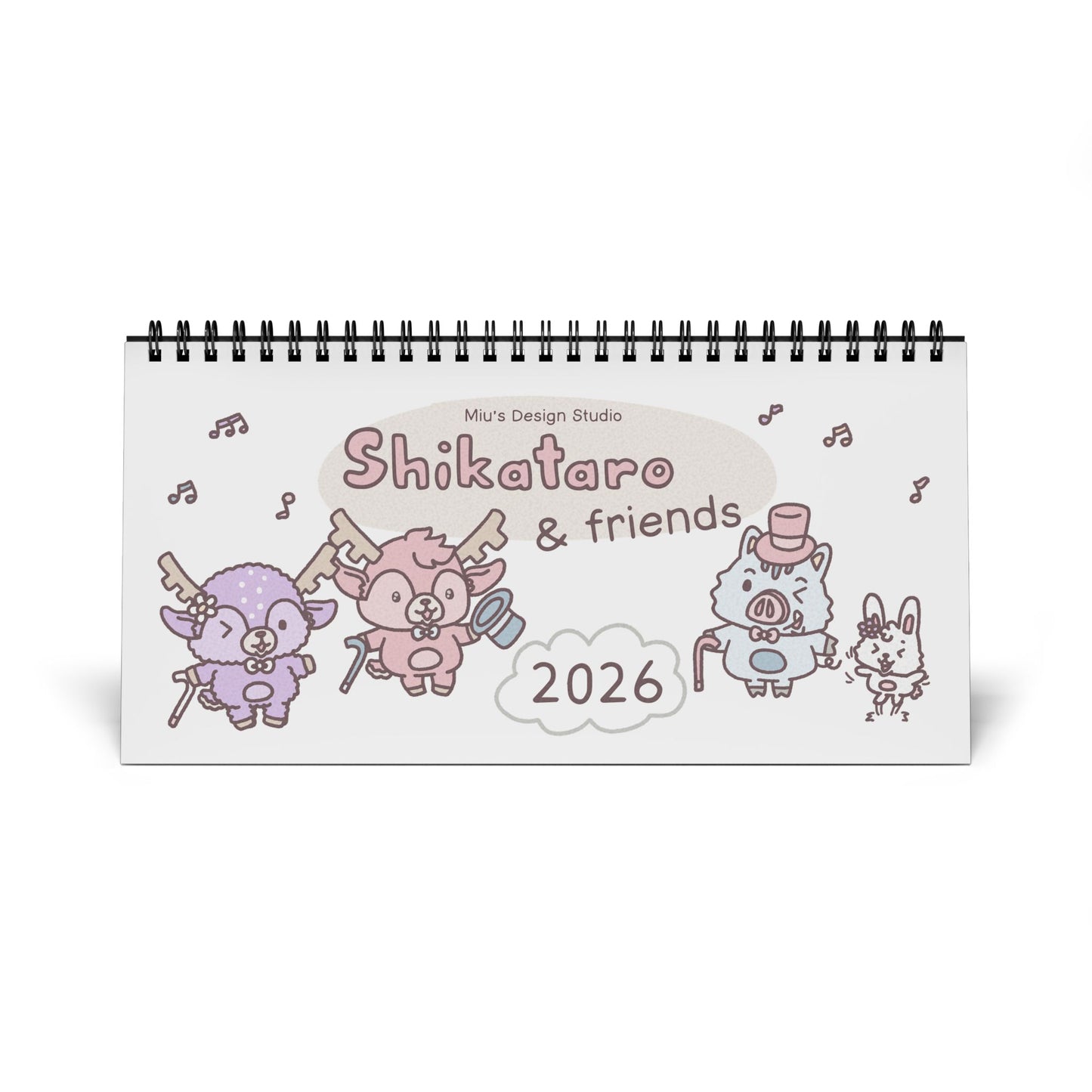 Shikataro's desk calendar 2026