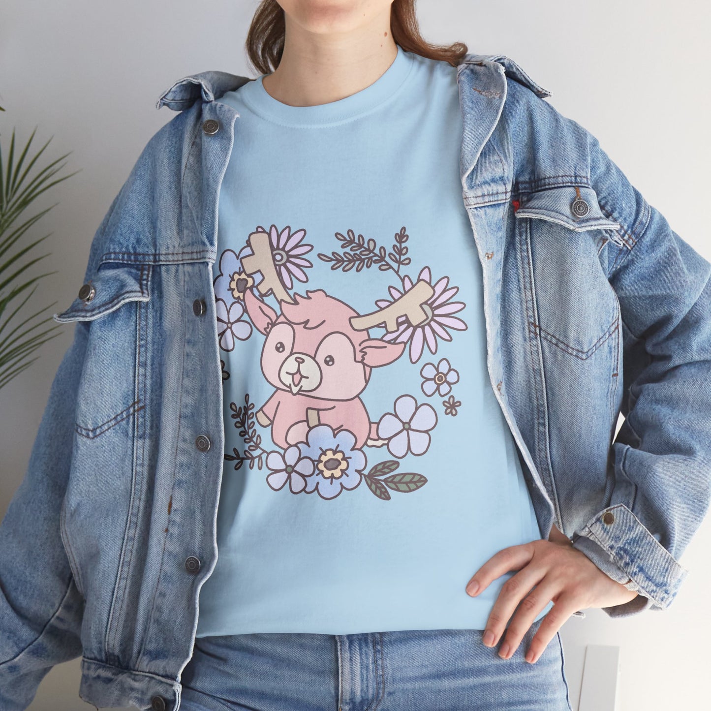 Shikataro's flower unisex shirt from organic cotton (US market)