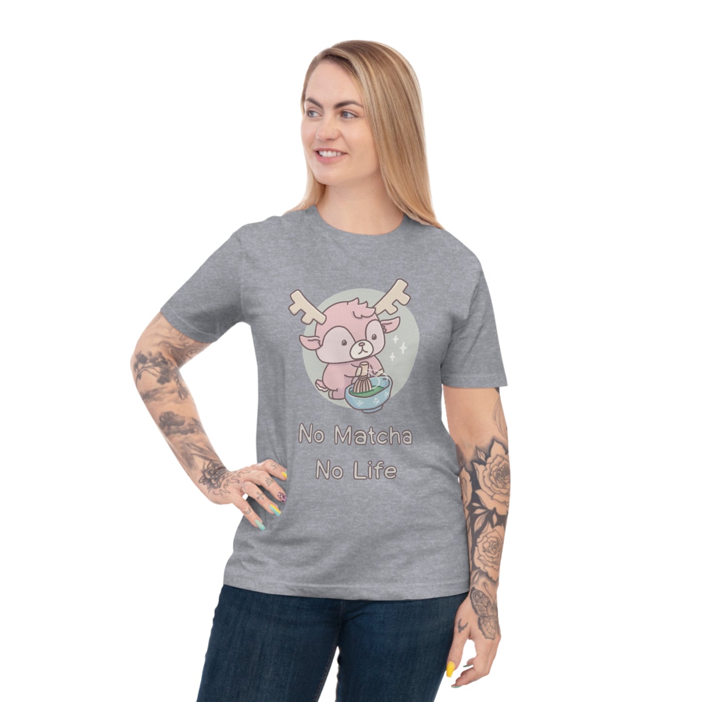 Shikataro's matcha unisex shirt from organic cotton (EU market)