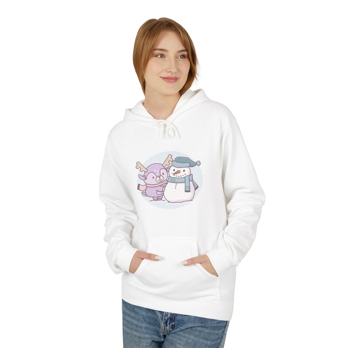 Dotty's snowman unisex hoodie (EU market)