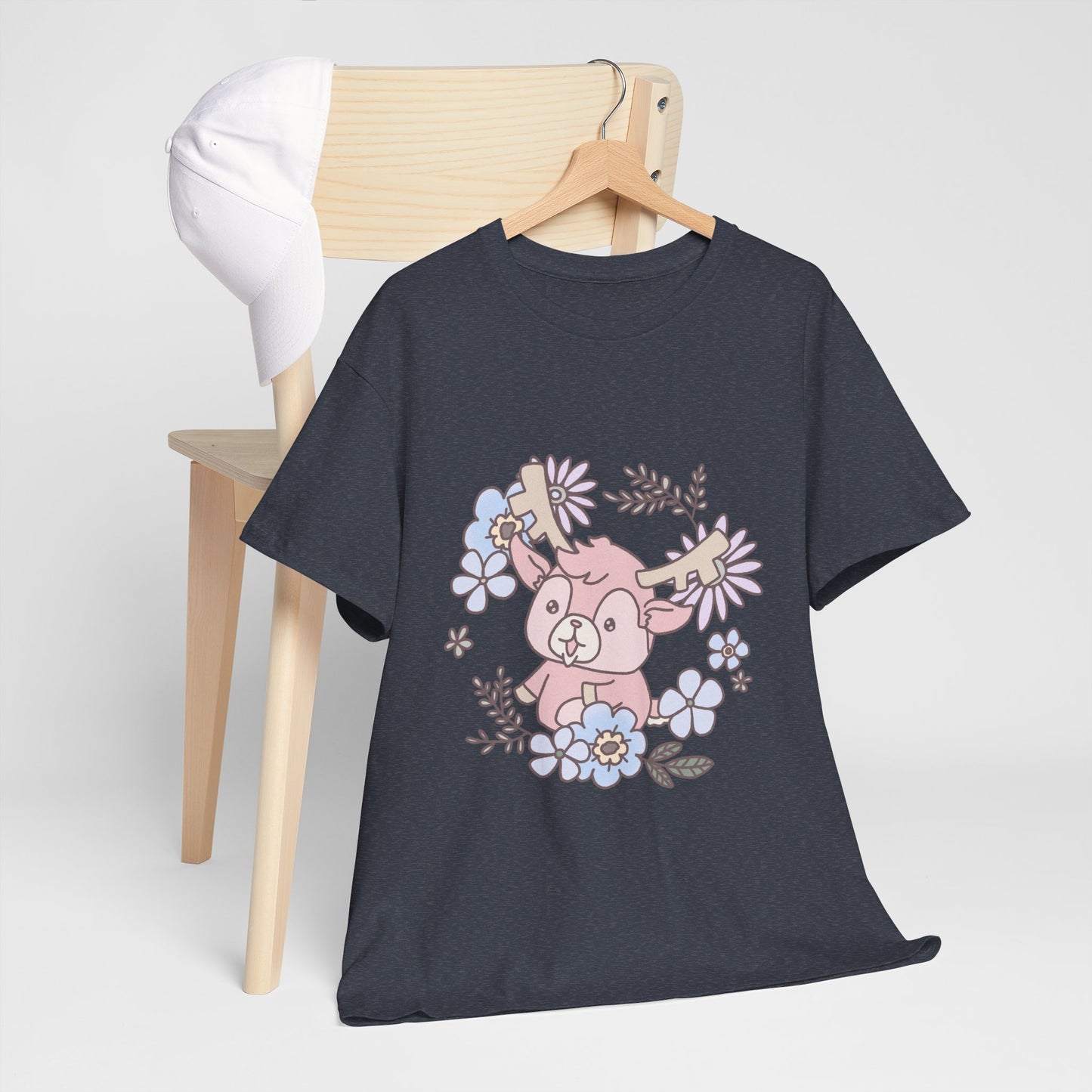 Shikataro's flower unisex shirt from organic cotton (US market)