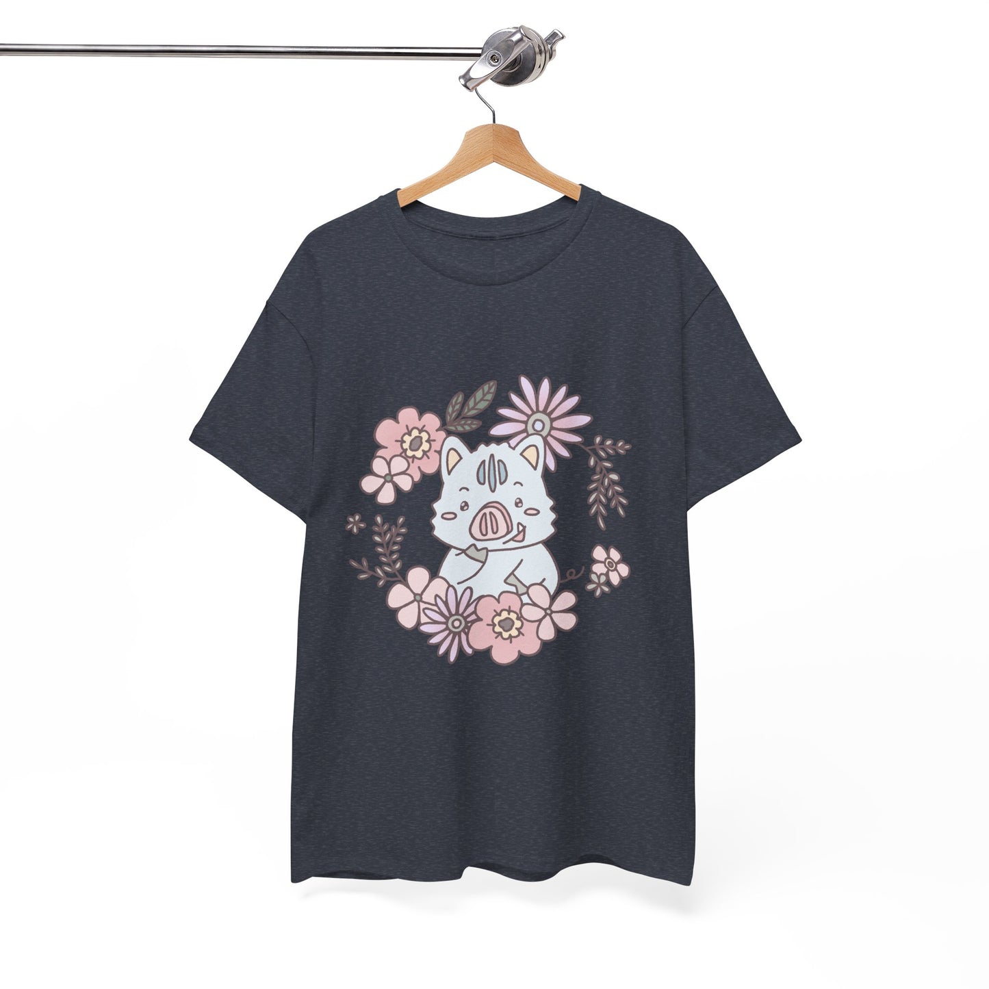 Inocchi's flower unisex shirt from organic cotton (US market)