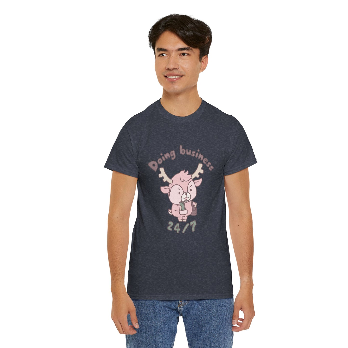 Shikataro's business unisex shirt from organic cotton (US market)