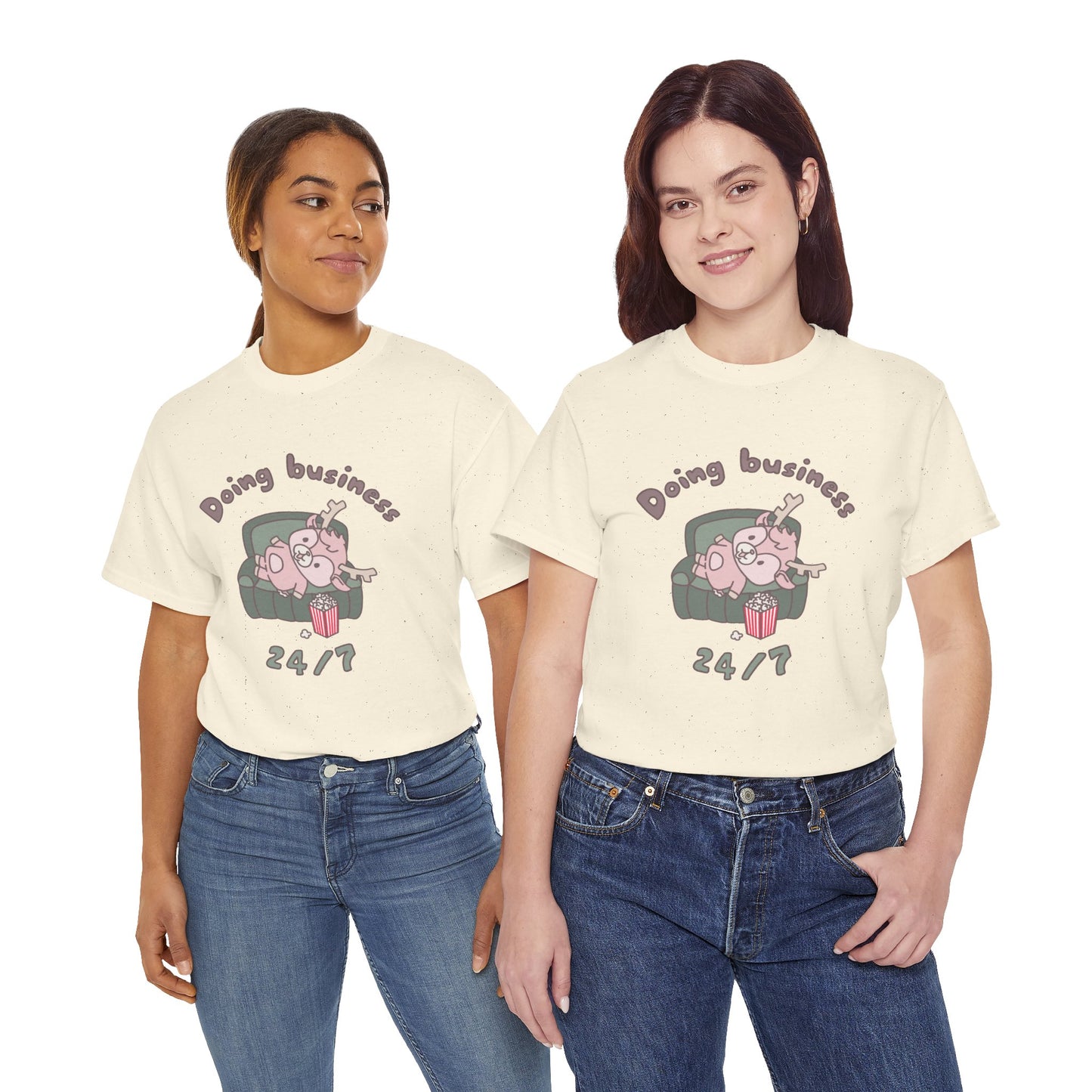 Shikataro's lazy unisex shirt from organic cotton (US market)