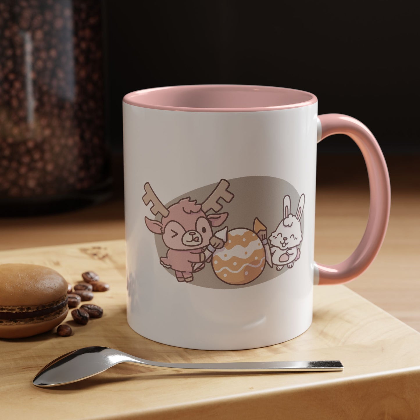 Shikataro & Pom Pom's Easter mug (US market)