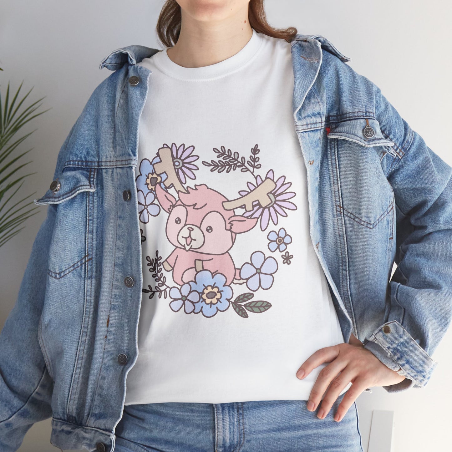 Shikataro's flower unisex shirt from organic cotton (US market)
