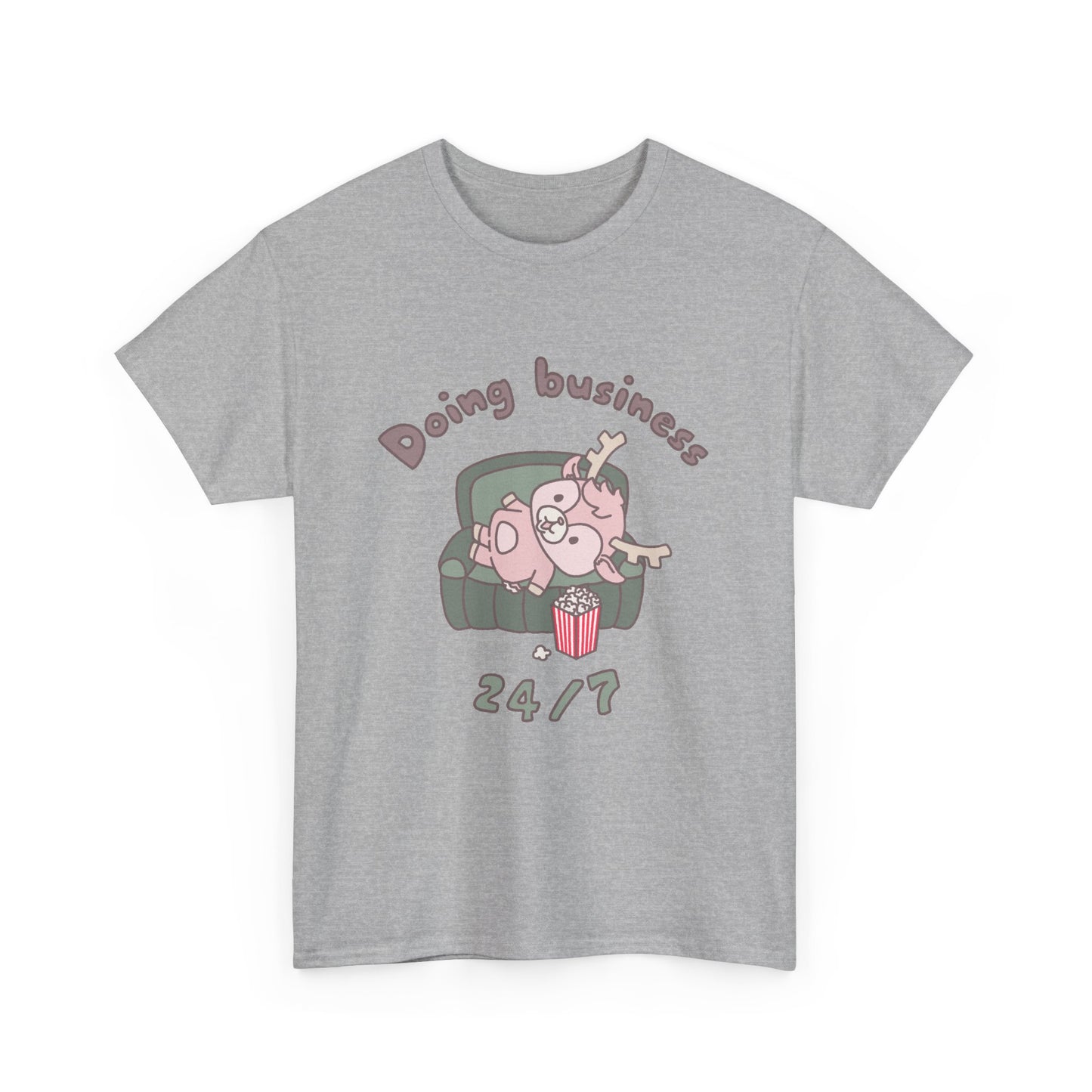 Shikataro's lazy unisex shirt from organic cotton (US market)