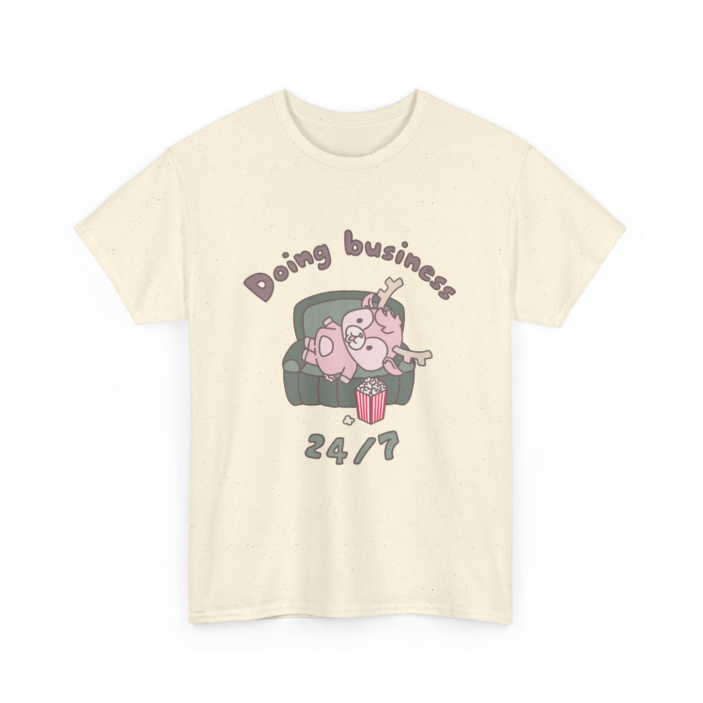 Shikataro's lazy unisex shirt from organic cotton (US market)