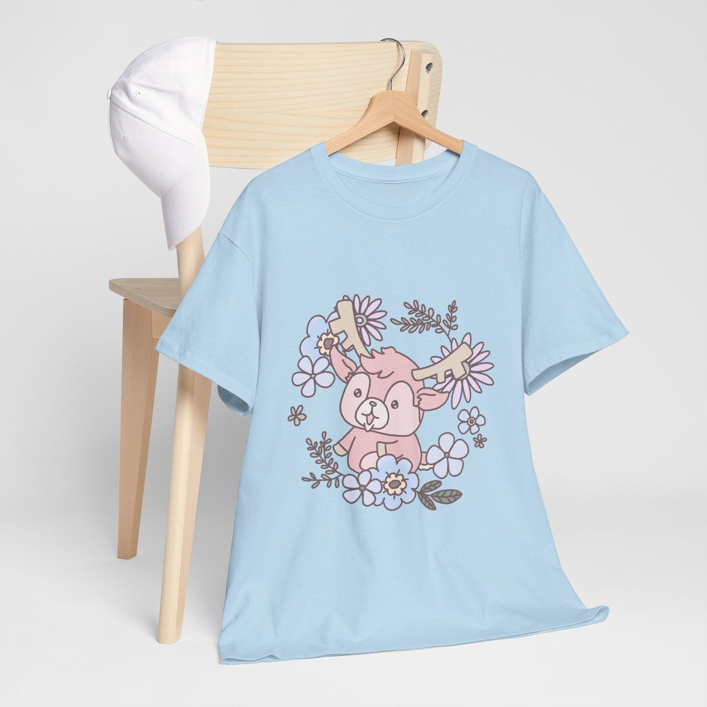 Shikataro's flower unisex shirt from organic cotton (US market)