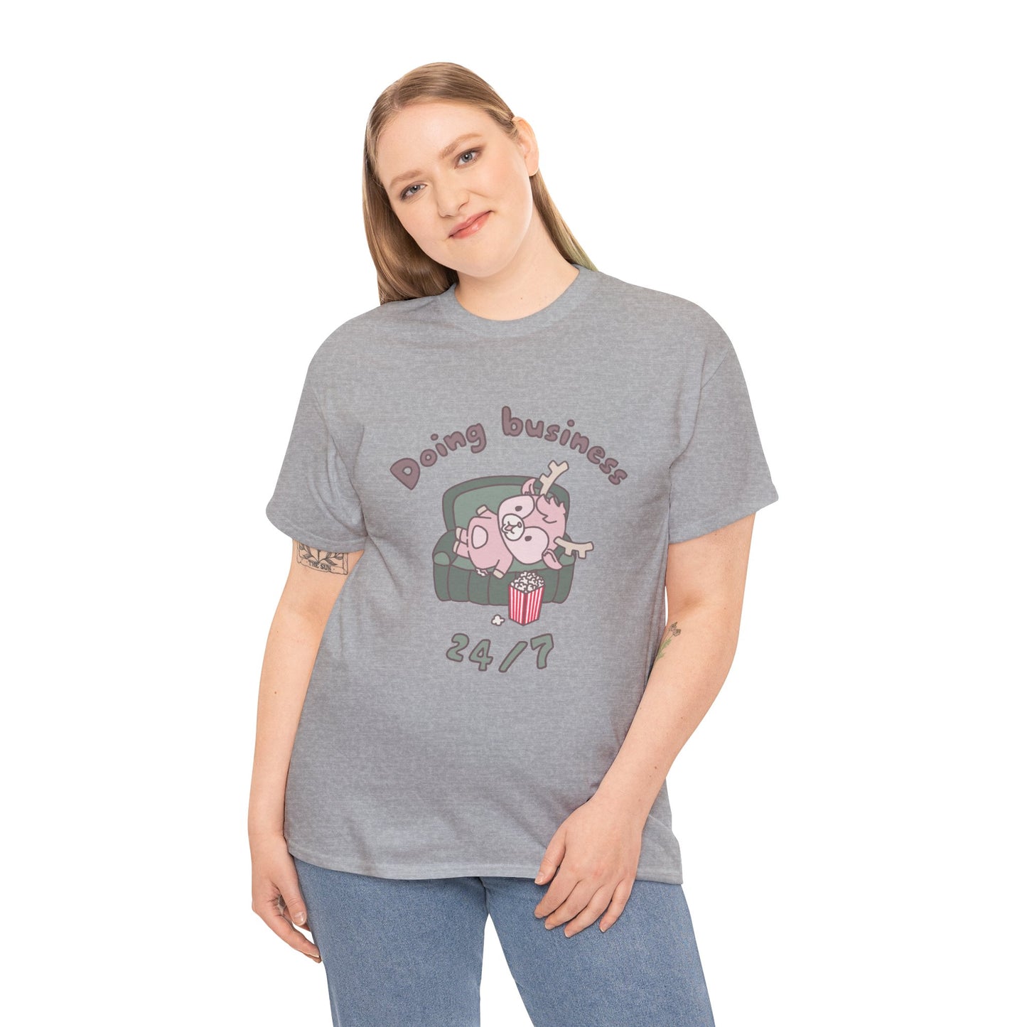 Shikataro's lazy unisex shirt from organic cotton (US market)