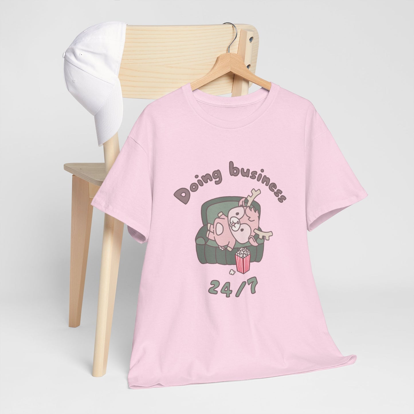 Shikataro's lazy unisex shirt from organic cotton (US market)
