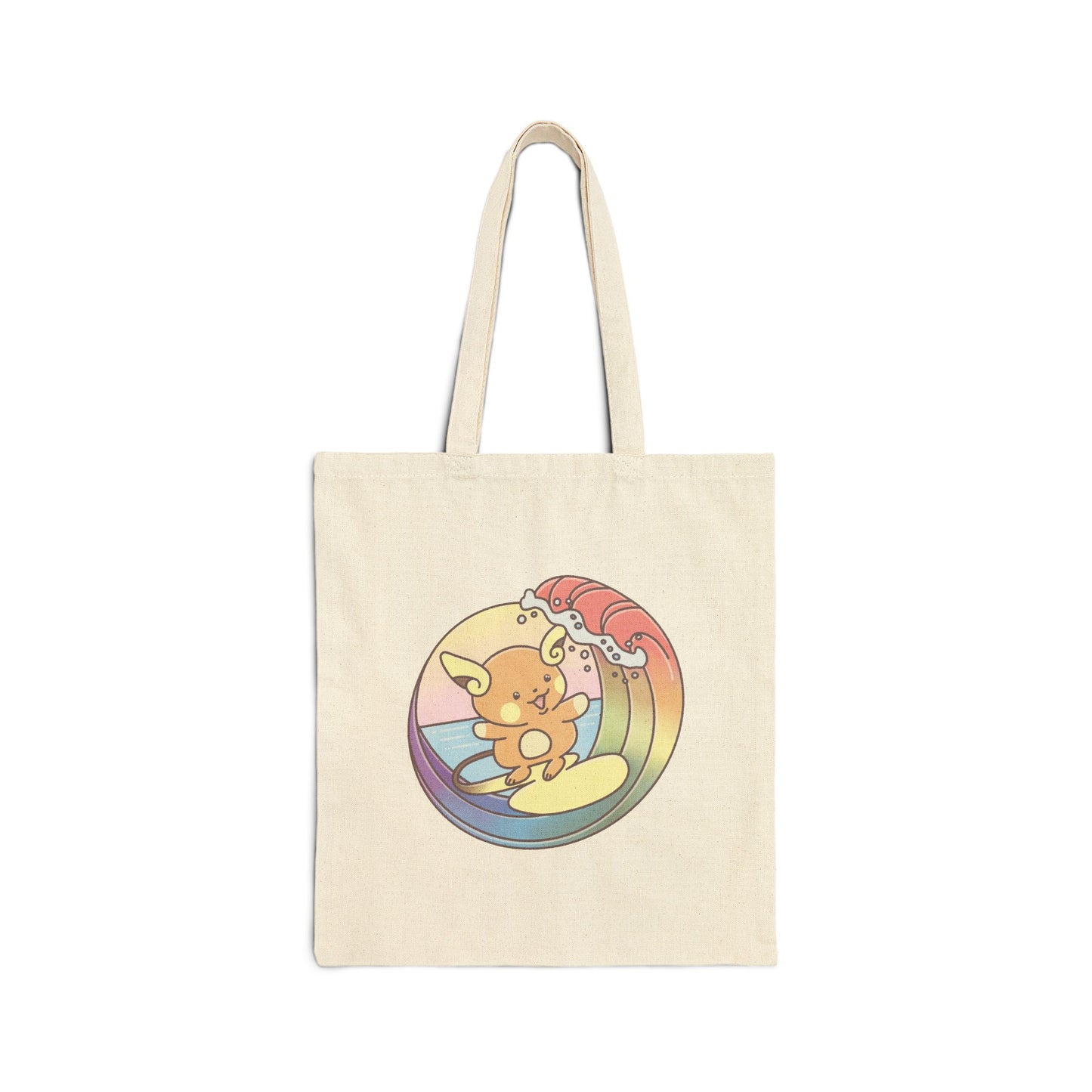 Rainbow surfer tote bag  (US market)