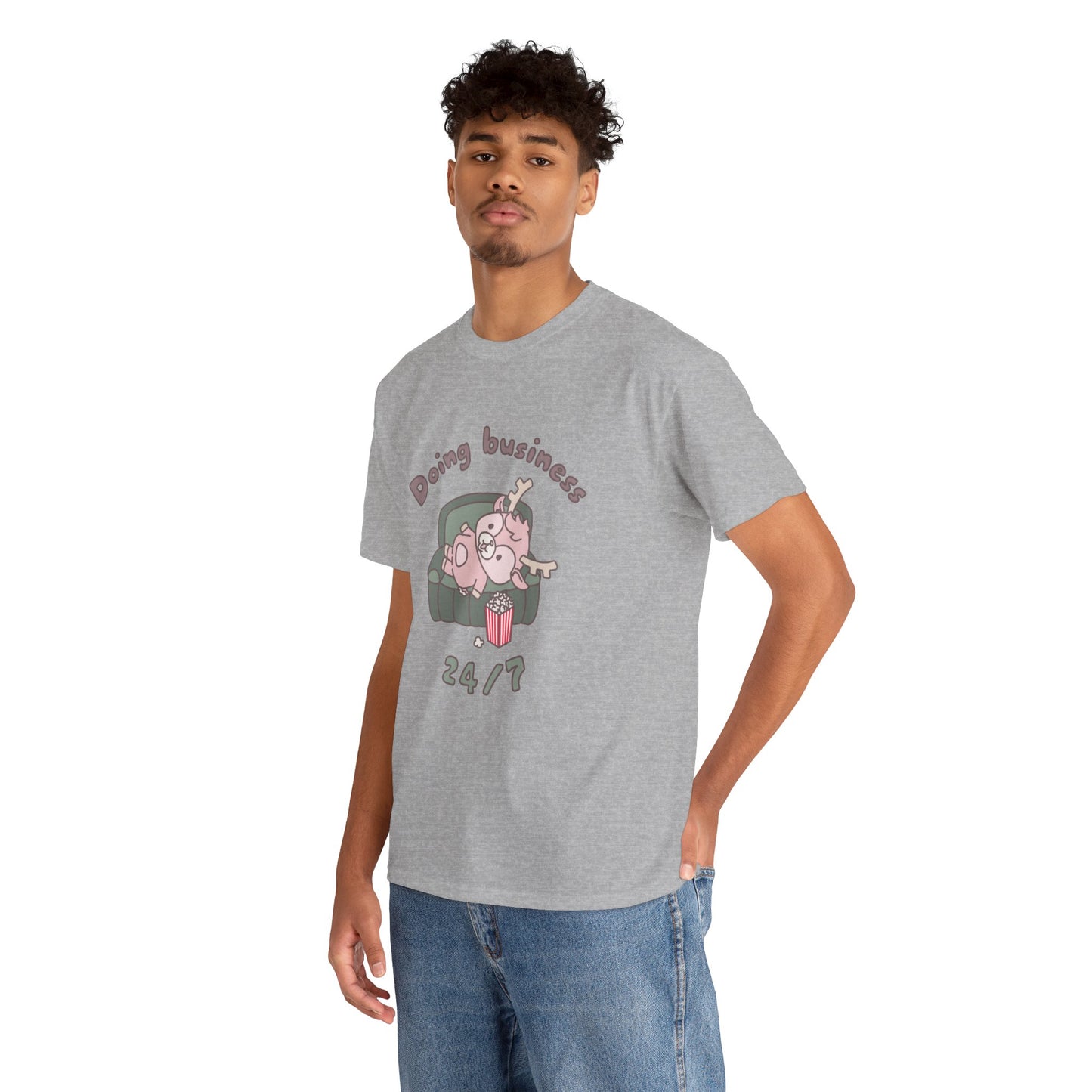 Shikataro's lazy unisex shirt from organic cotton (US market)