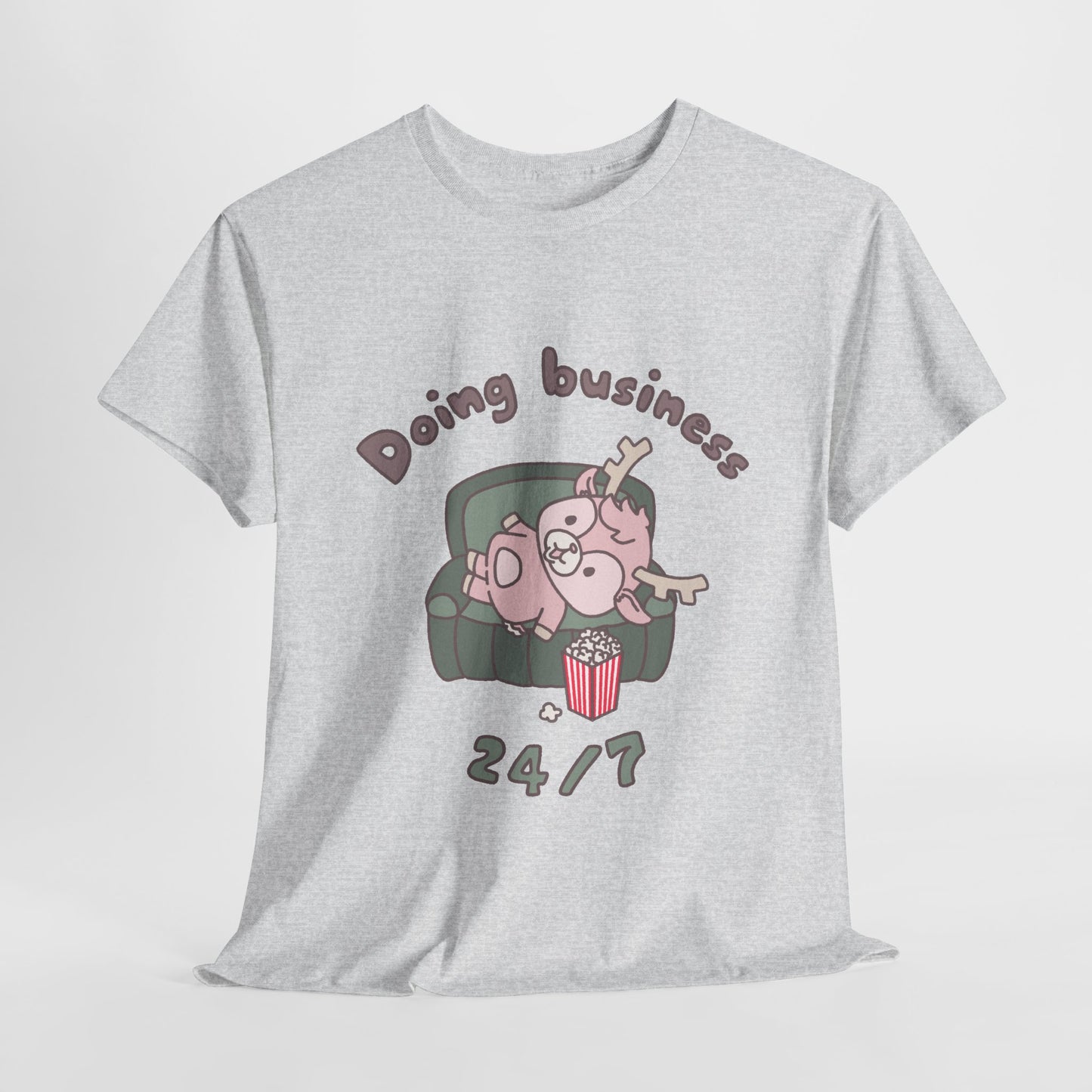 Shikataro's lazy unisex shirt from organic cotton (US market)