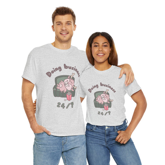 Shikataro's lazy unisex shirt from organic cotton (US market)