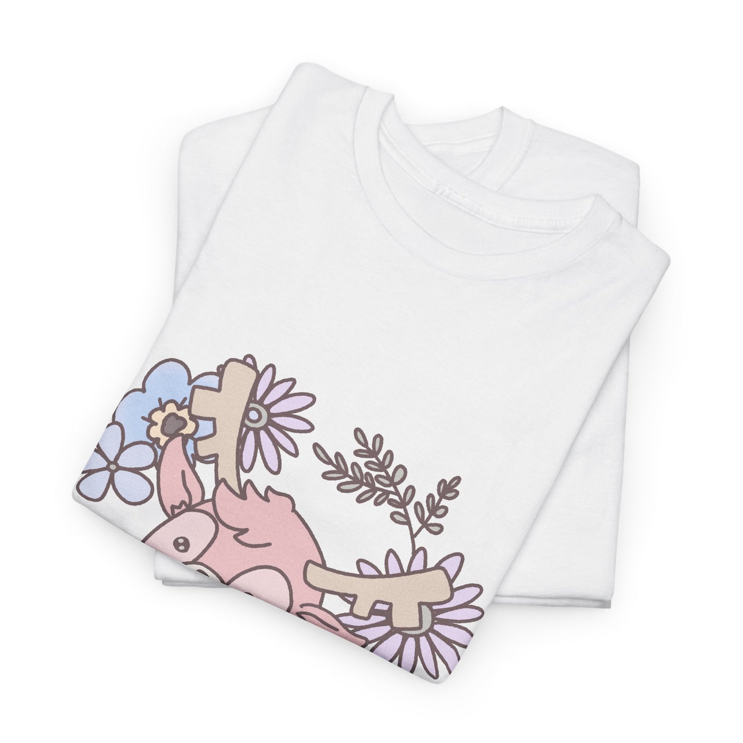 Shikataro's flower unisex shirt from organic cotton (US market)
