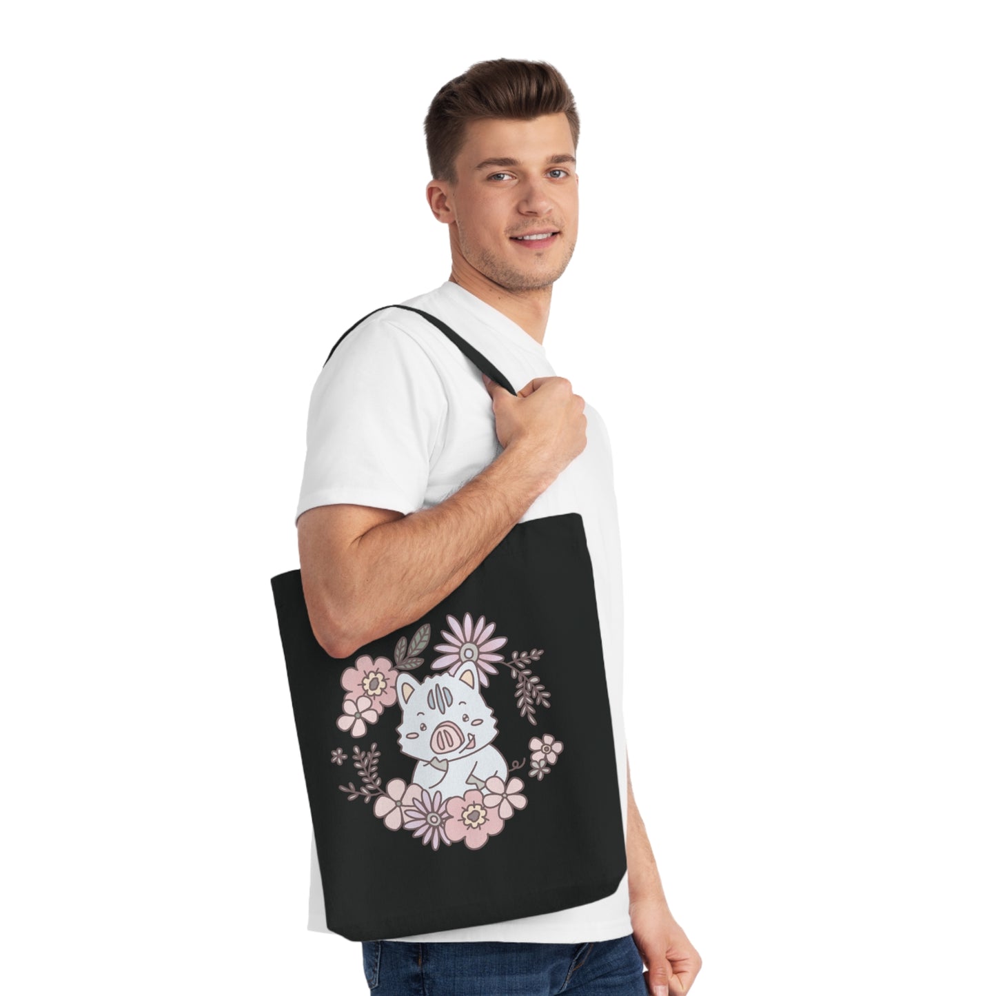 Inocchi's flower tote bag  (EU market)